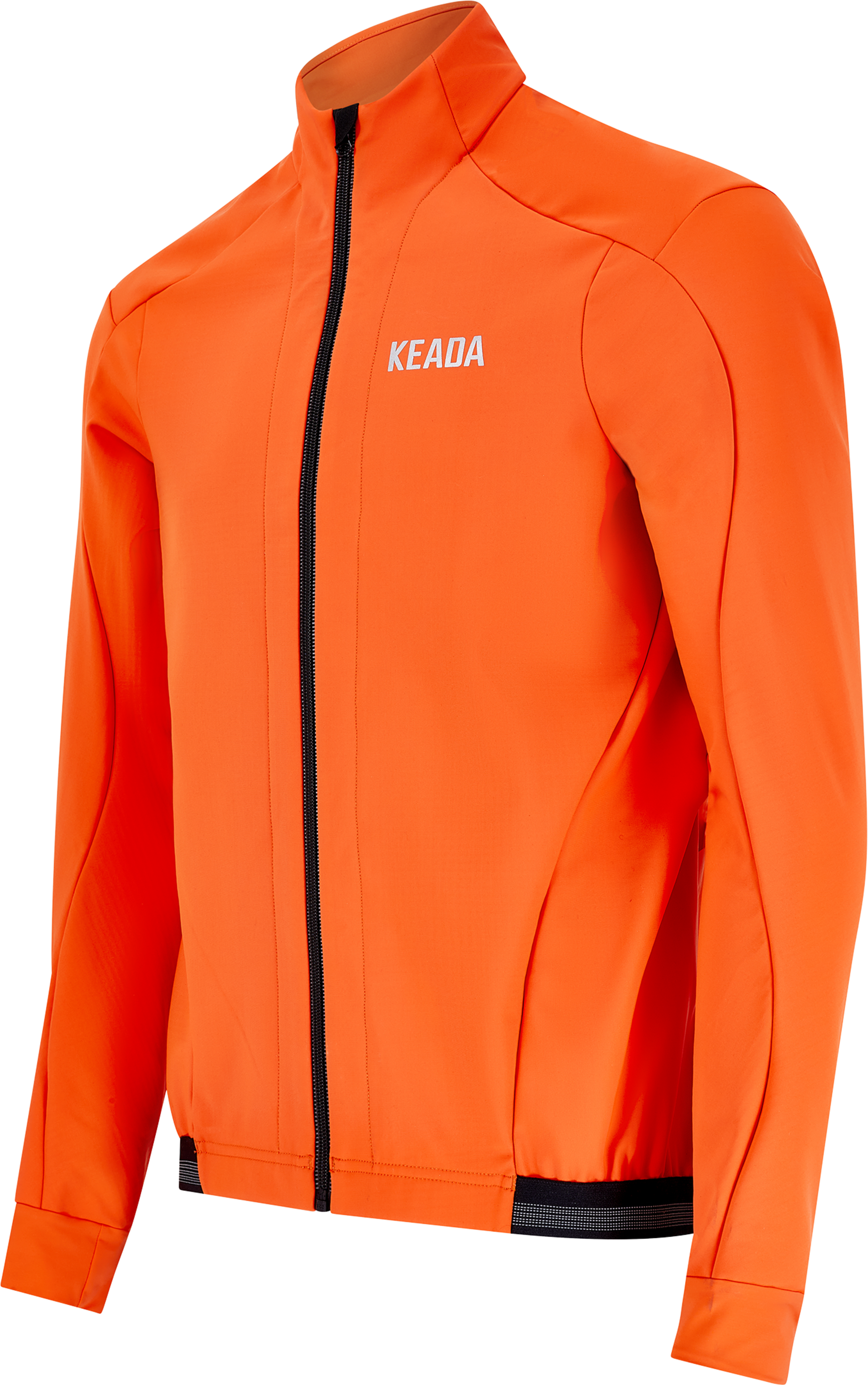 KEADA SPORTS, Storm Jacket Orange – Mens Thermal Cycling Jacket