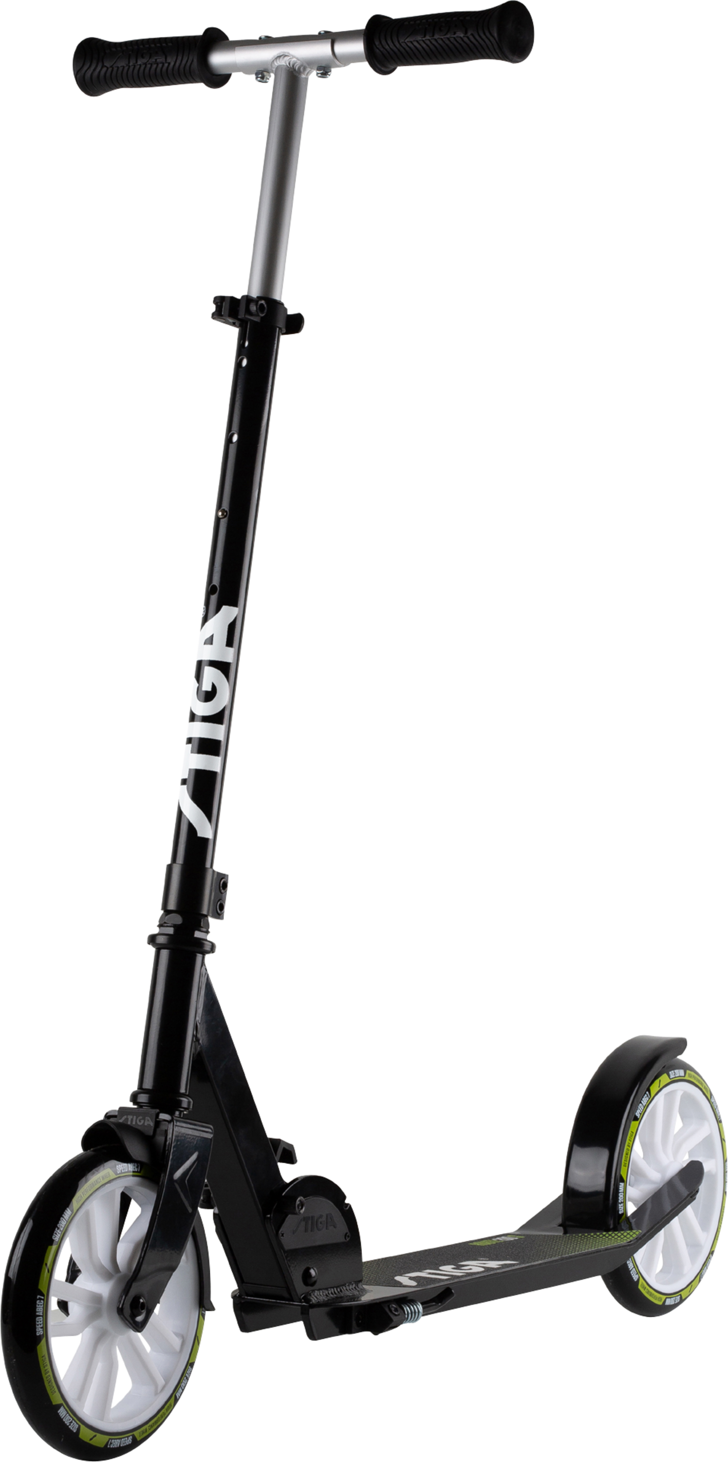 STIGA, Str Kick Scooter Route 200-s Black/lime