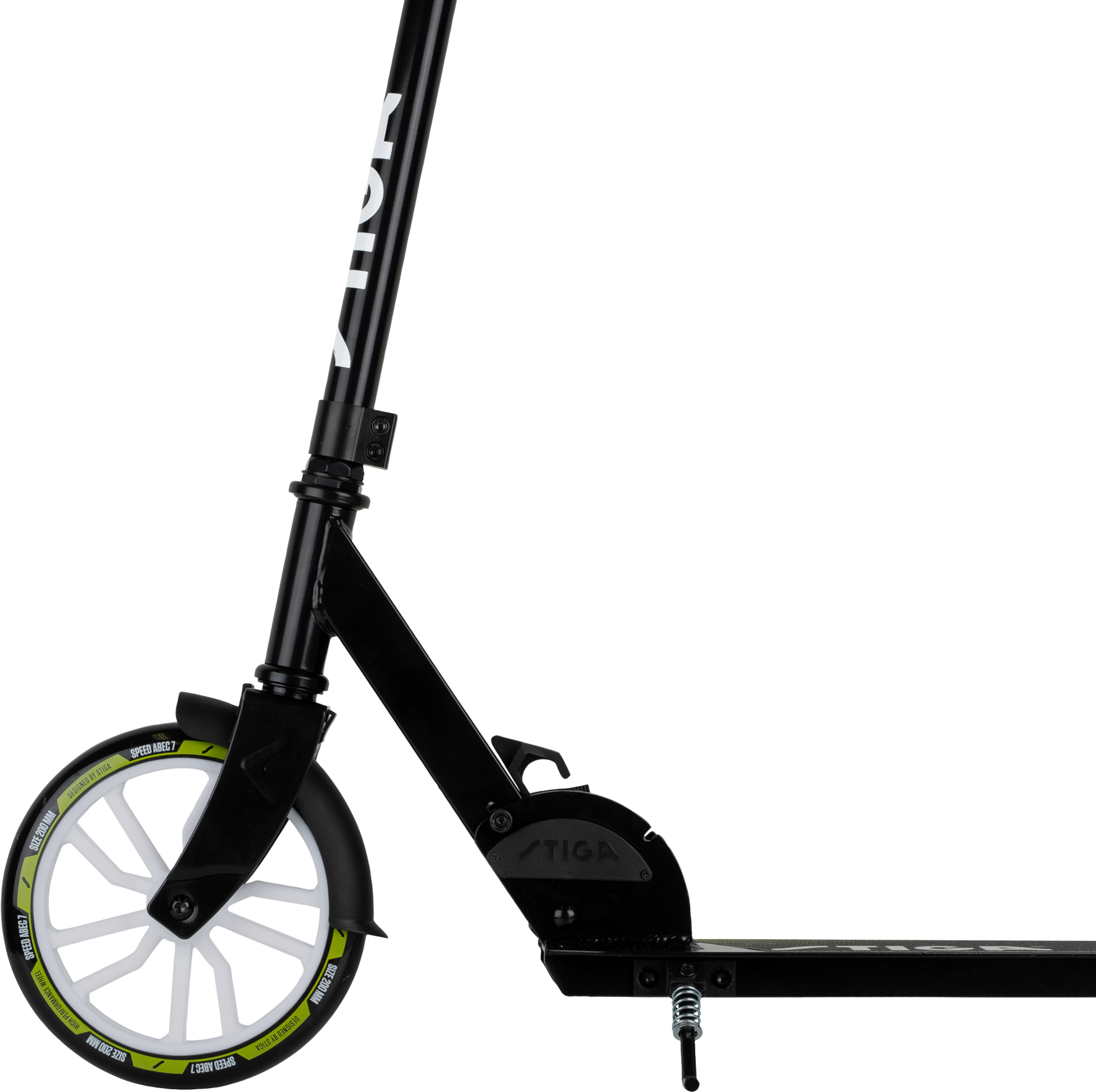 STIGA, Str Kick Scooter Route 200-s Black/lime