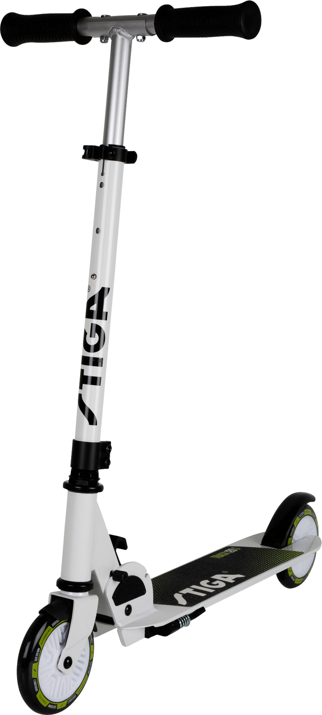STIGA, Str Kick Scooter Track 120-s White/lime