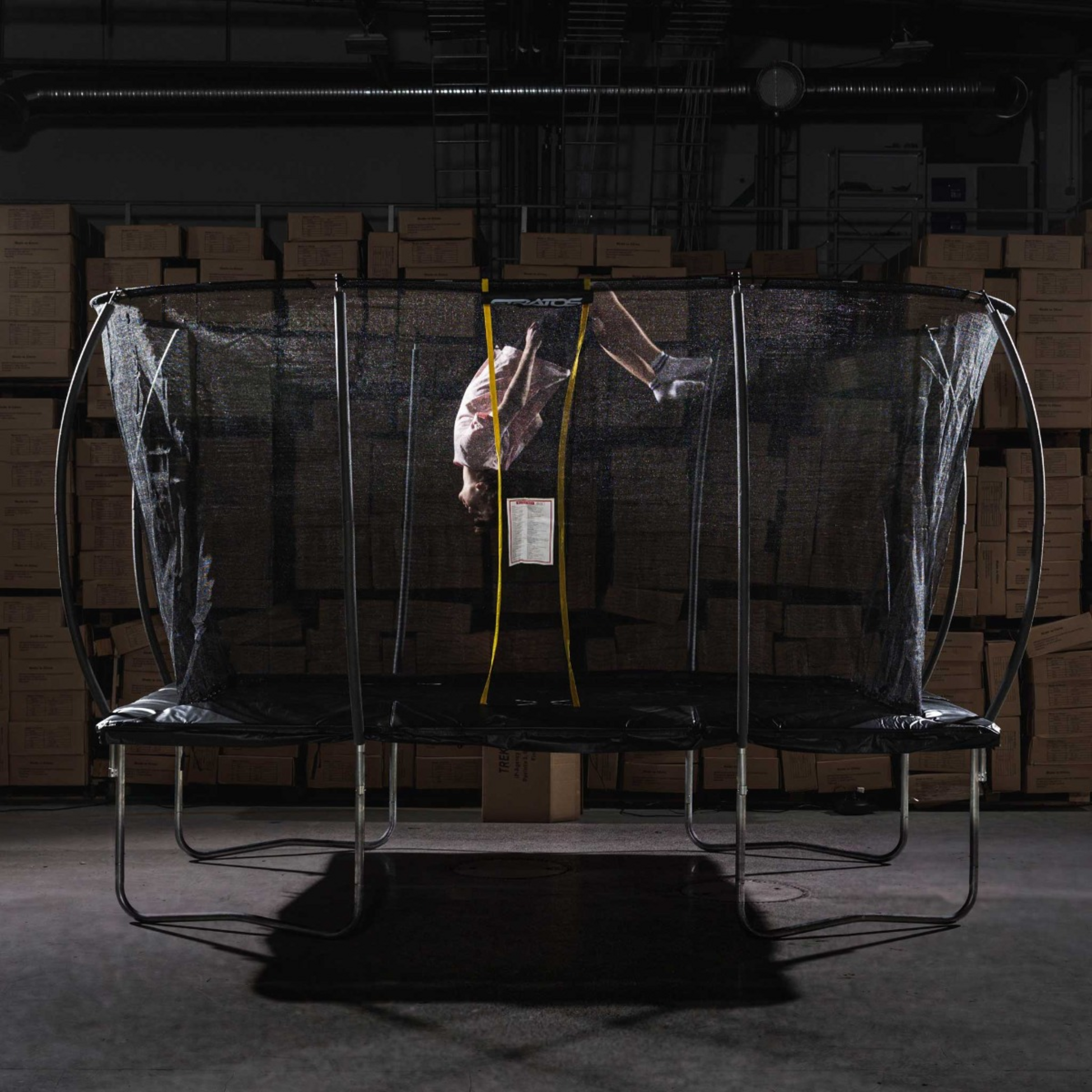 STRATOS, Stratos Rectangle Trampoline 8x12 Ft / 244x366 Cm