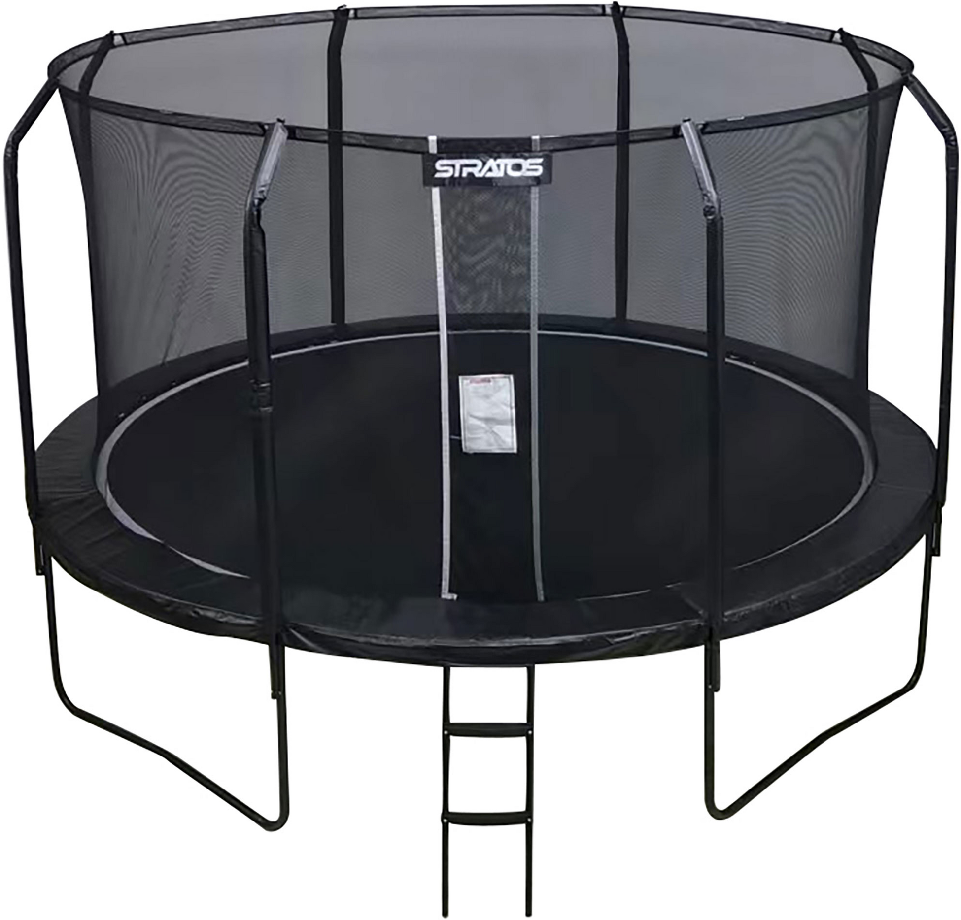 STRATOS, Stratos Trampoline 427cm With A Safety Net Premium Black Line