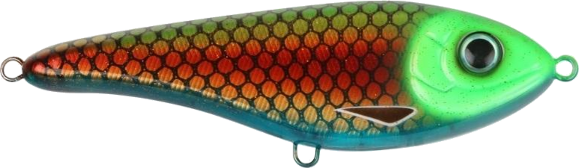 STRIKE PRO, Strike Pro Buster Jerk Ii, Susp, 12cm, 37g - Green Mean