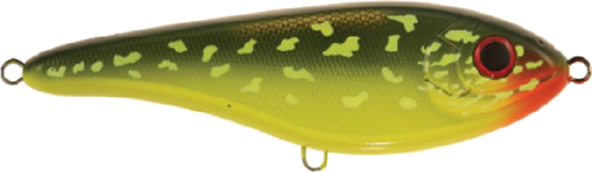 STRIKE PRO, Strike Pro Buster Jerk Ii, Susp, 12cm, 37g - Hot Pike