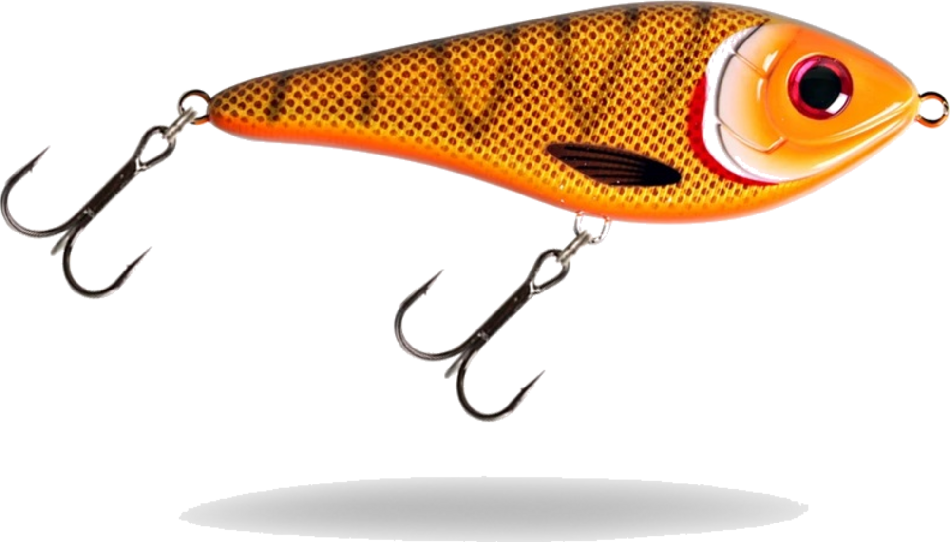 STRIKE PRO, Strike Pro Buster Swim, Slow Sink, 13cm, 65g - Dirty Rio Tetra