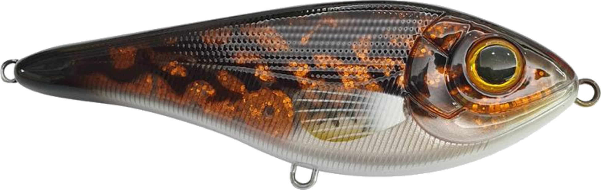 STRIKE PRO, Strike Pro Buster Swim Bait, Slow Sink, 13cm, 65g - Burbot