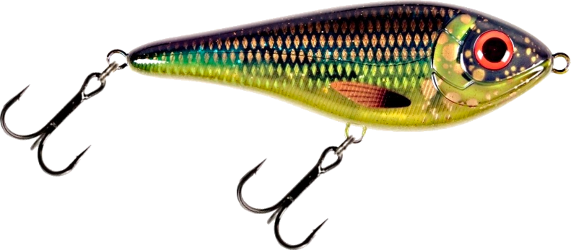 STRIKE PRO, Strike Pro Buster Swim Jr, Slow Sink, 10,5cm, 40g - Acid Roach