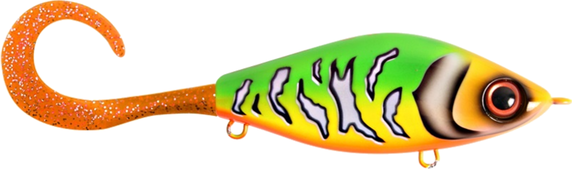 STRIKE PRO, Strike Pro Guppie, 13,5cm, 120g - Jungle Rock - Orange Glitter