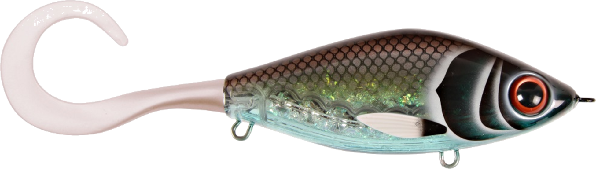 STRIKE PRO, Strike Pro Guppie, 13,5cm, 120g - Midnight Shiner - Pearl White