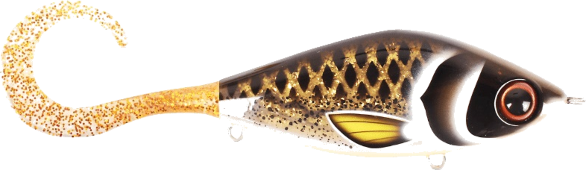 STRIKE PRO, Strike Pro Guppie Jr, 11cm, 70g - Spotted Bullhead - Gold Glitter