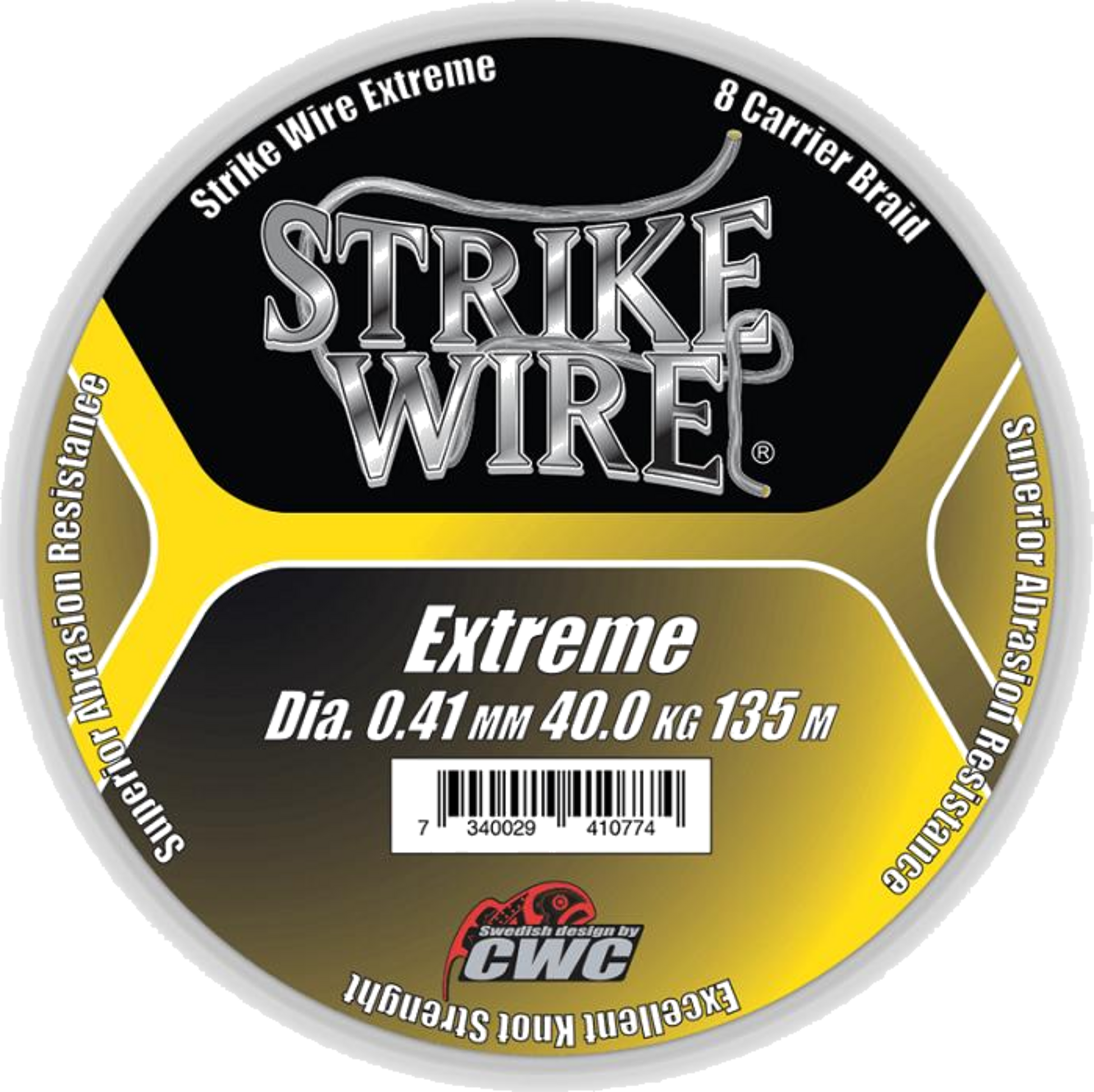 STRIKE WIRE, Strike Wire Extreme, 0,10mm/6kg - 135m, H-v Yellow