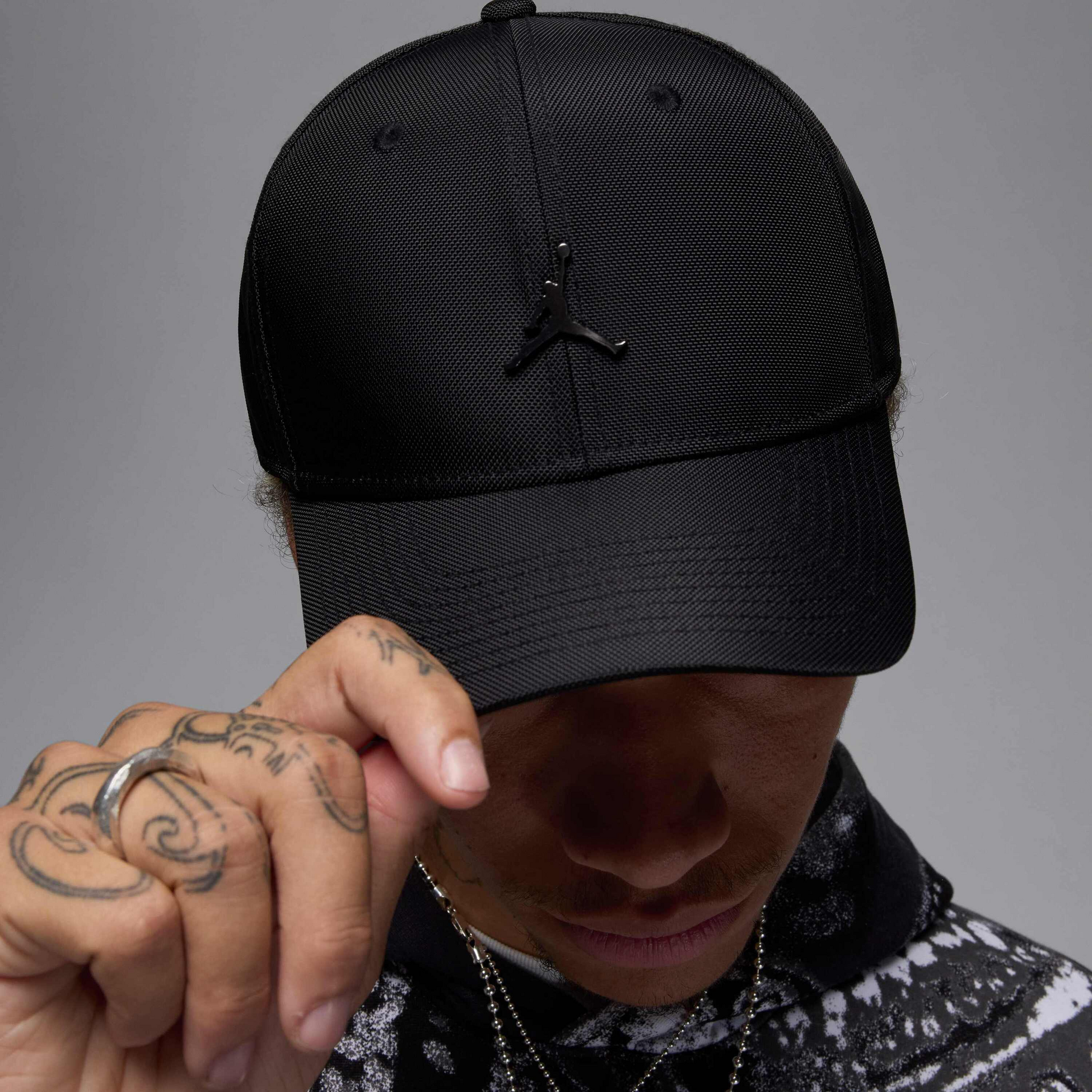 JORDAN, Structured Metal Jumpman Hat Jordan Rise