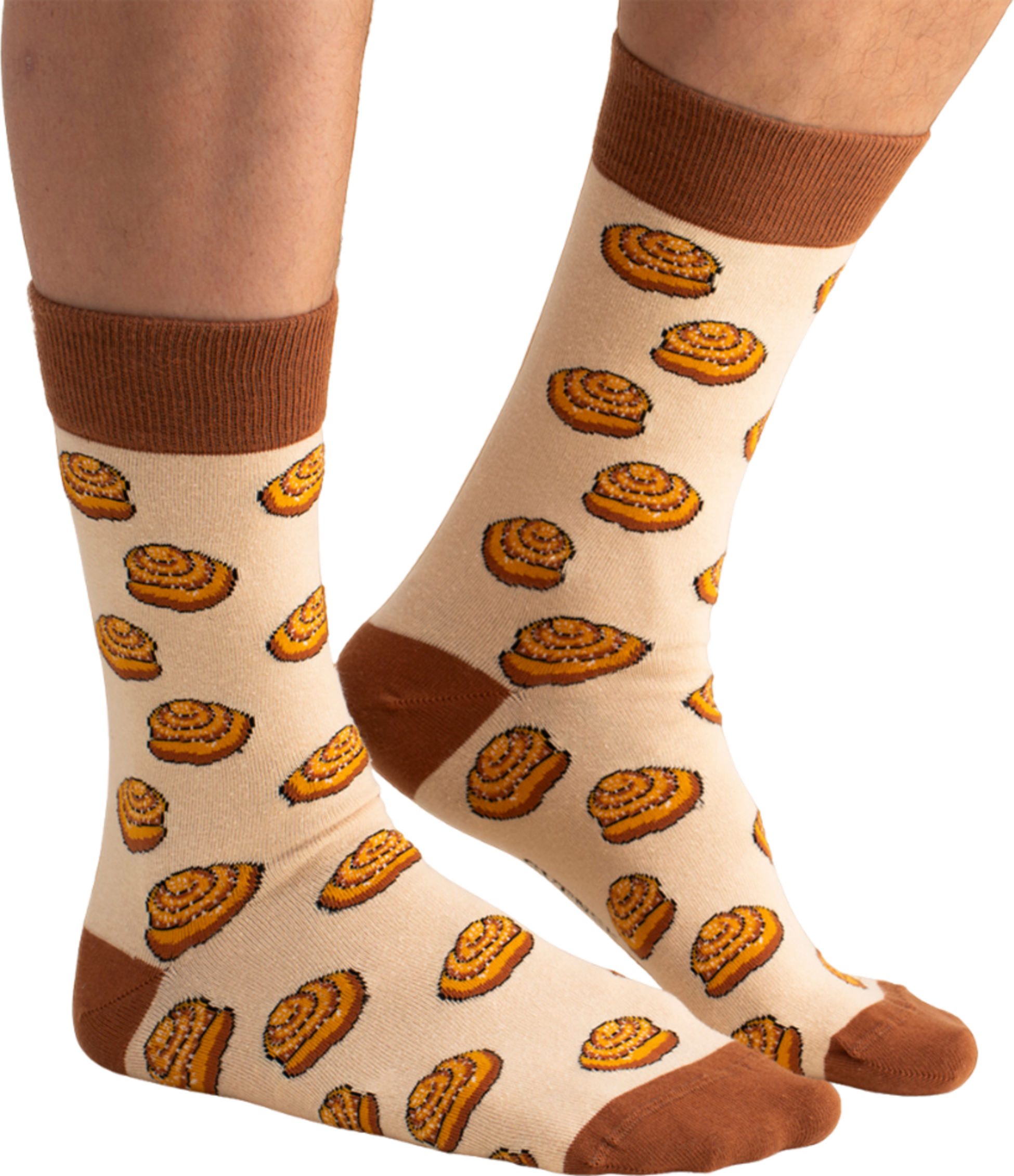 SVENSK HUSMAN, Strumpor - Lyx Kanelbulle Brun