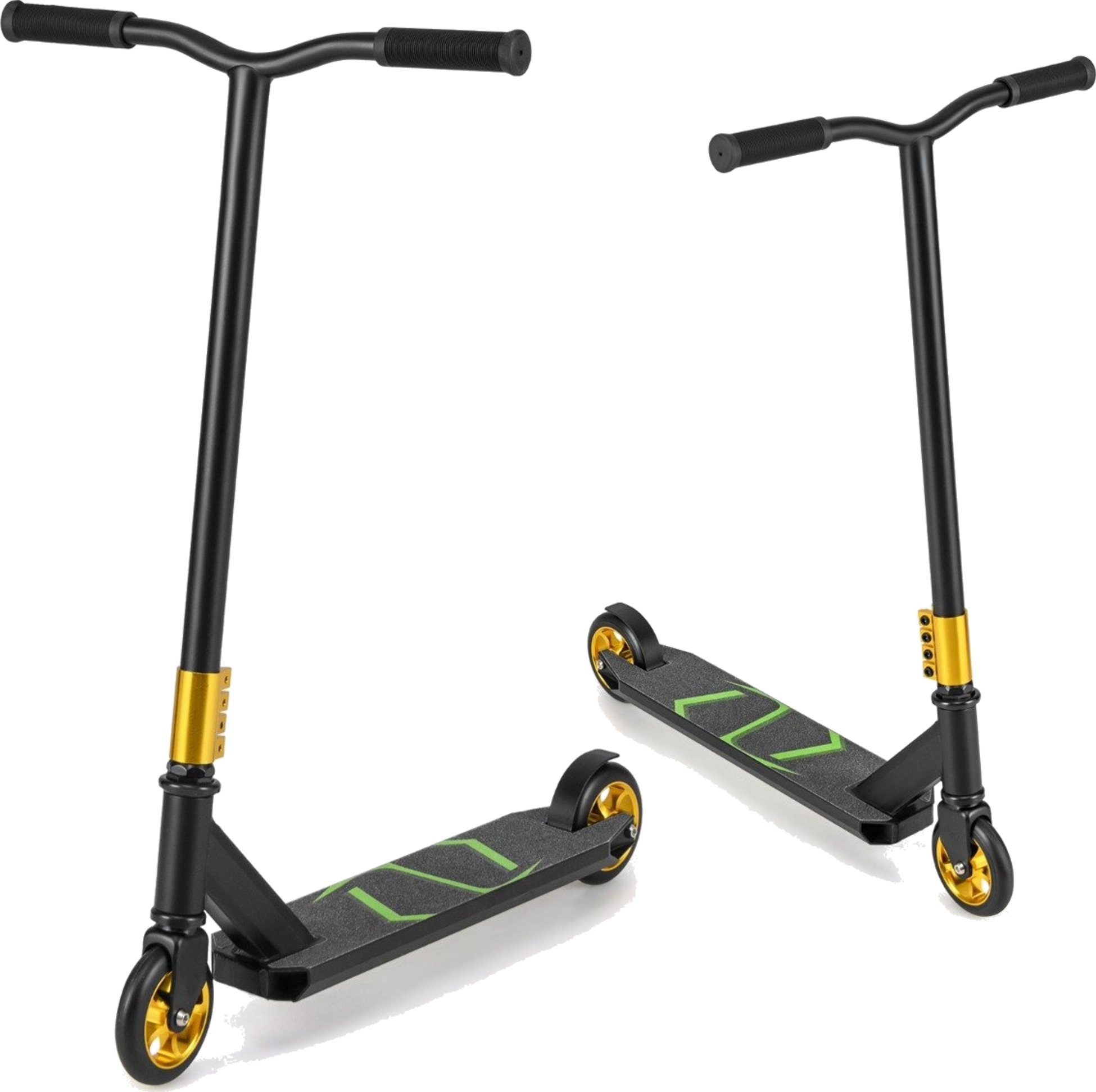 NORTHIX, Stunt Scooter With 360 Steering  Pu Wheels  Aluminum Deck Stunt Scooter Fun Scooter Black