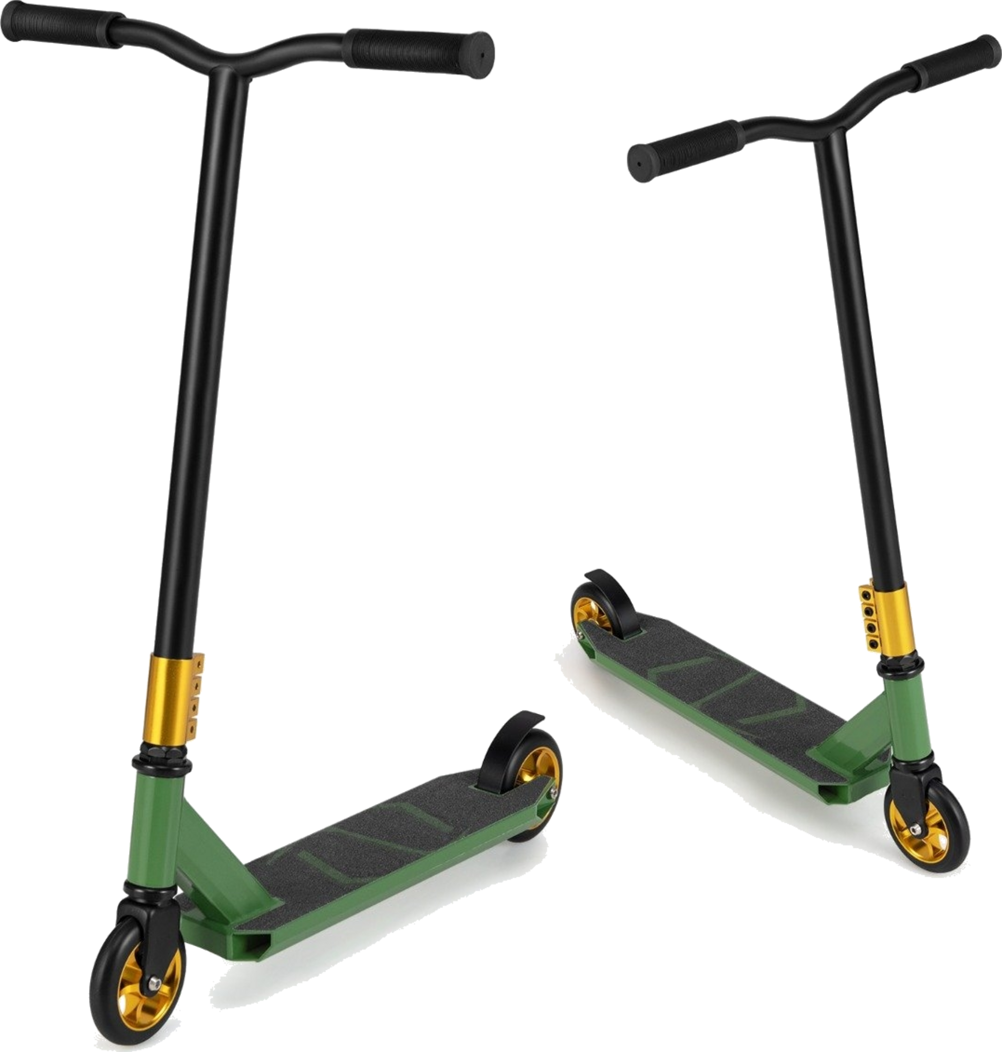 NORTHIX, Stunt Scooter With 360 Steering  Pu Wheels  Aluminum Deck Stunt Scooter Fun Scooter Green