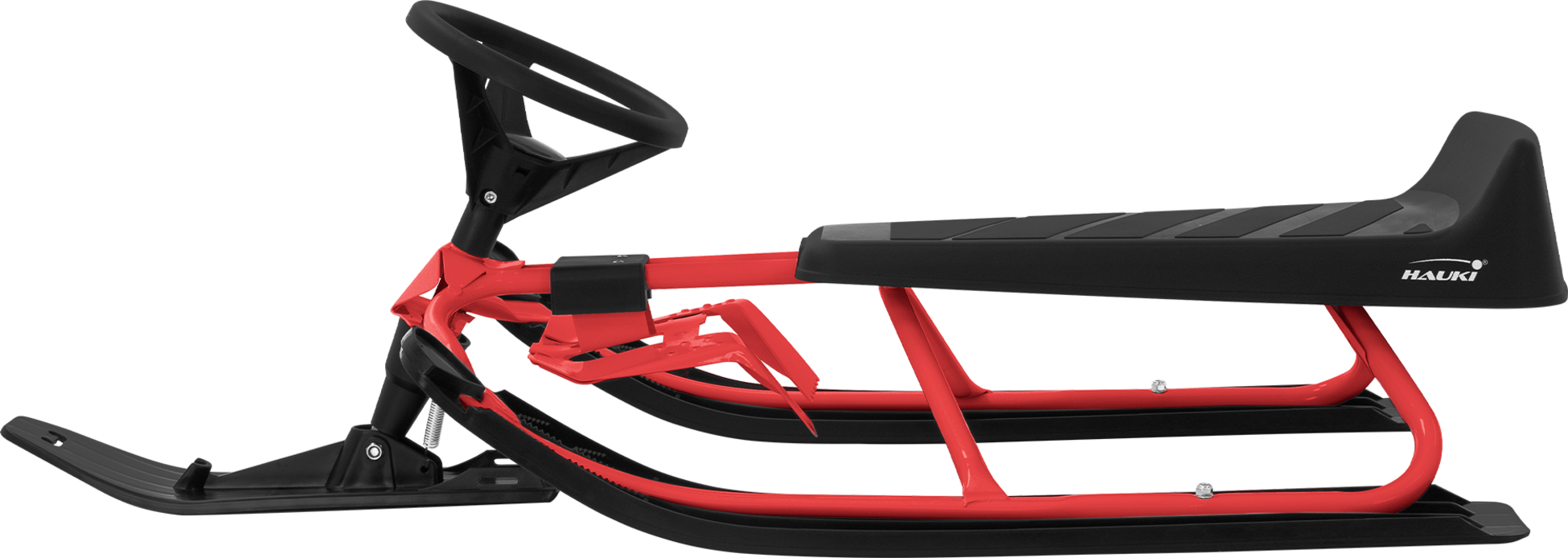 ECD GERMANY, Styrsläde För Barn Från 5 År Upp Till 90 Kg Säte Med Ryggstöd