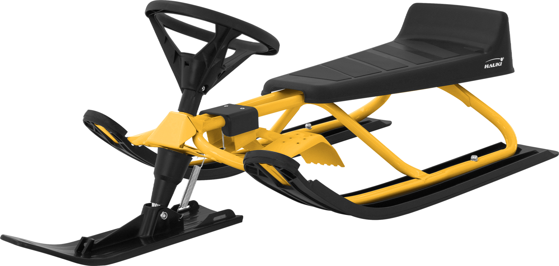 ECD GERMANY, Styrsläde För Barn Från 5 År Upp Till 90 Kg Säte Med Ryggstöd