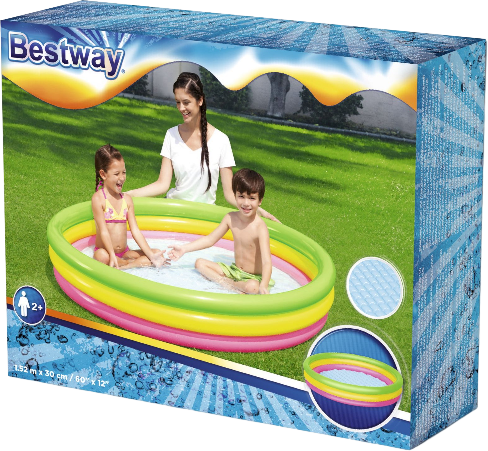BESTWAY, Summer Set Pool Barn 1.52m X H30cm