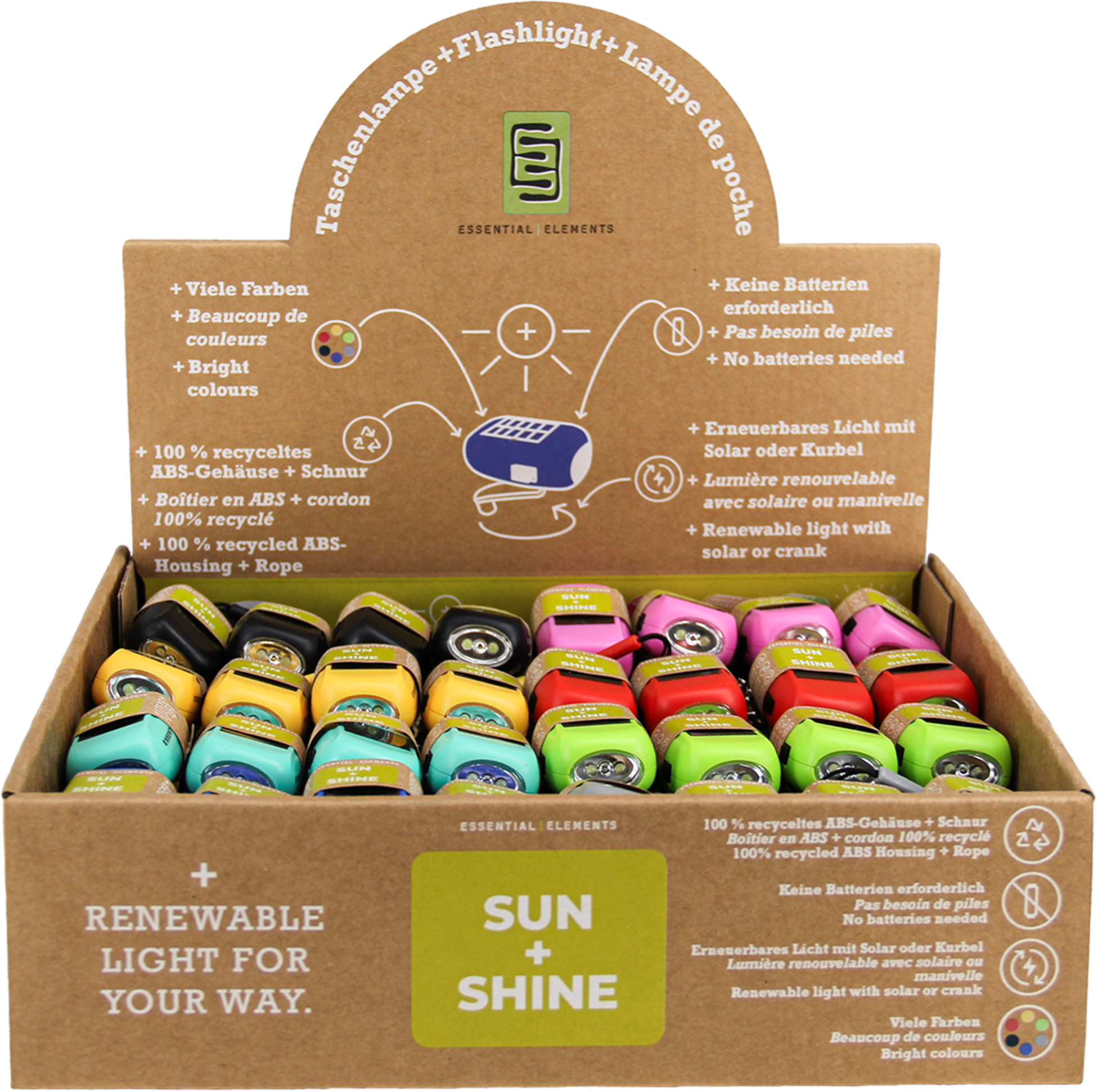 ESSENTIAL ELEMENTS, Sun+shine Mini Flashlight