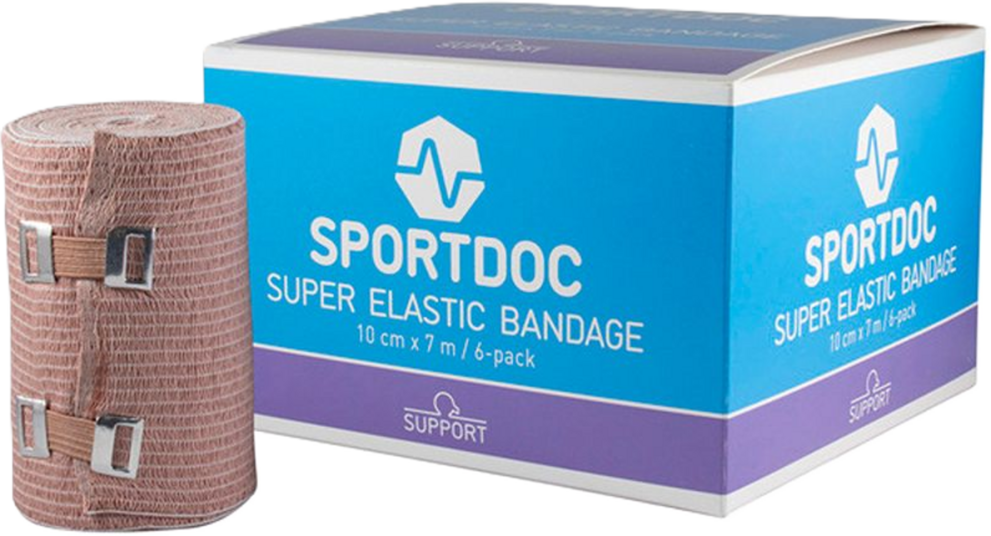 SPORTDOC, Super Elastic Bandage 10 Cm 6-pack