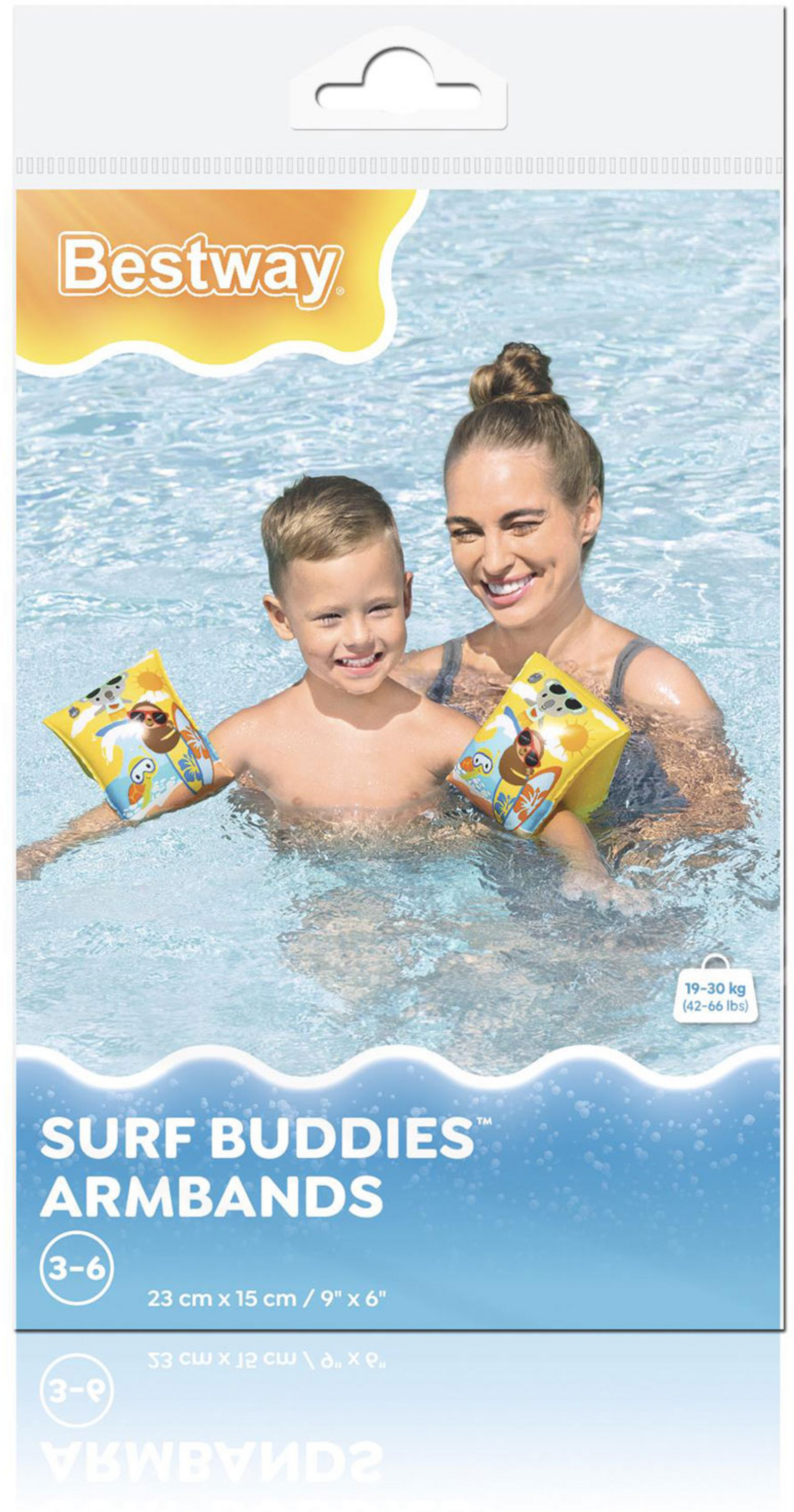 BESTWAY, Surf Buddies Flytarmband 23cm X 15cm