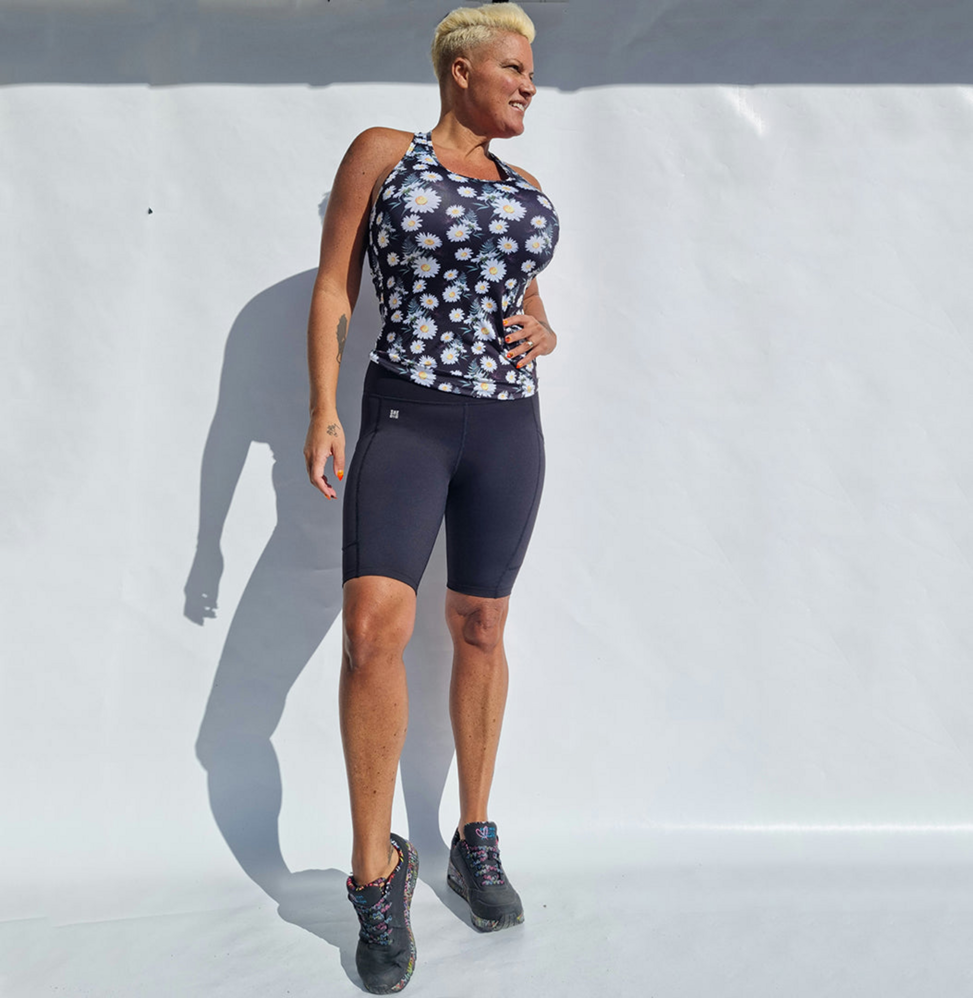 SHE DID, Svarta biker tights