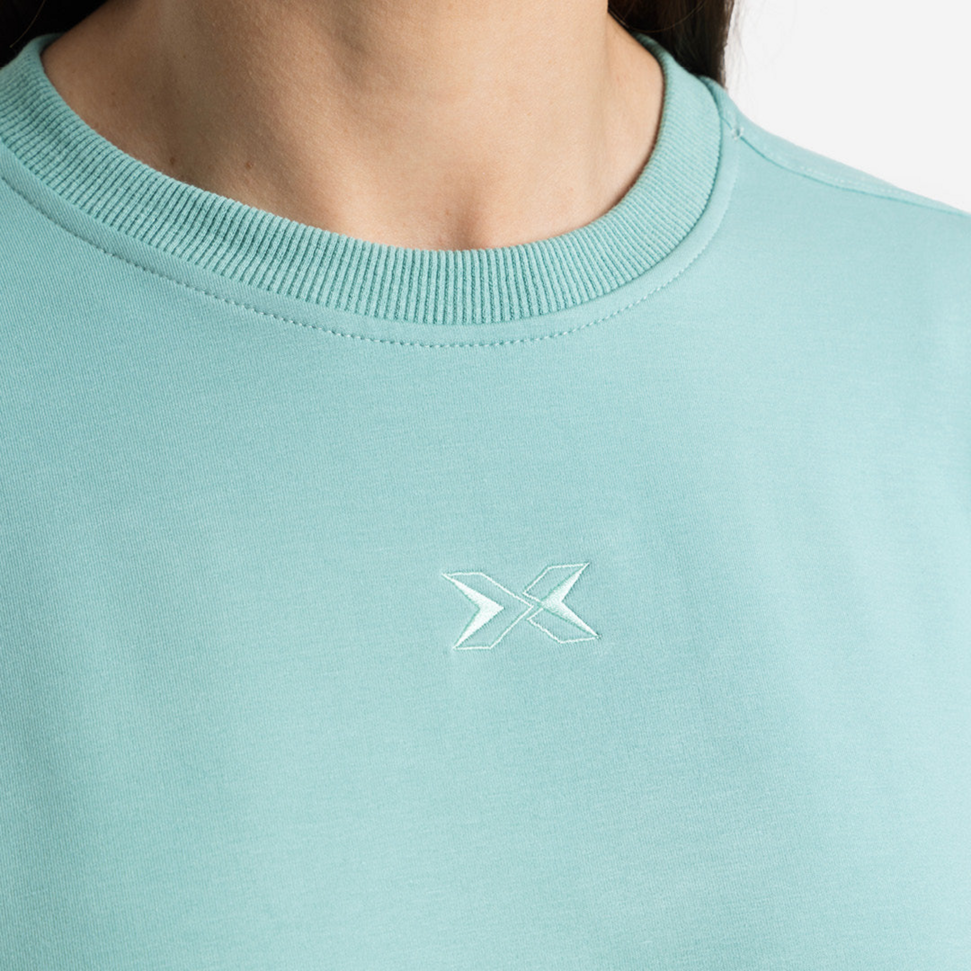 PICSIL SPORT, Sweatshirt Women Crop Jersey Stretch