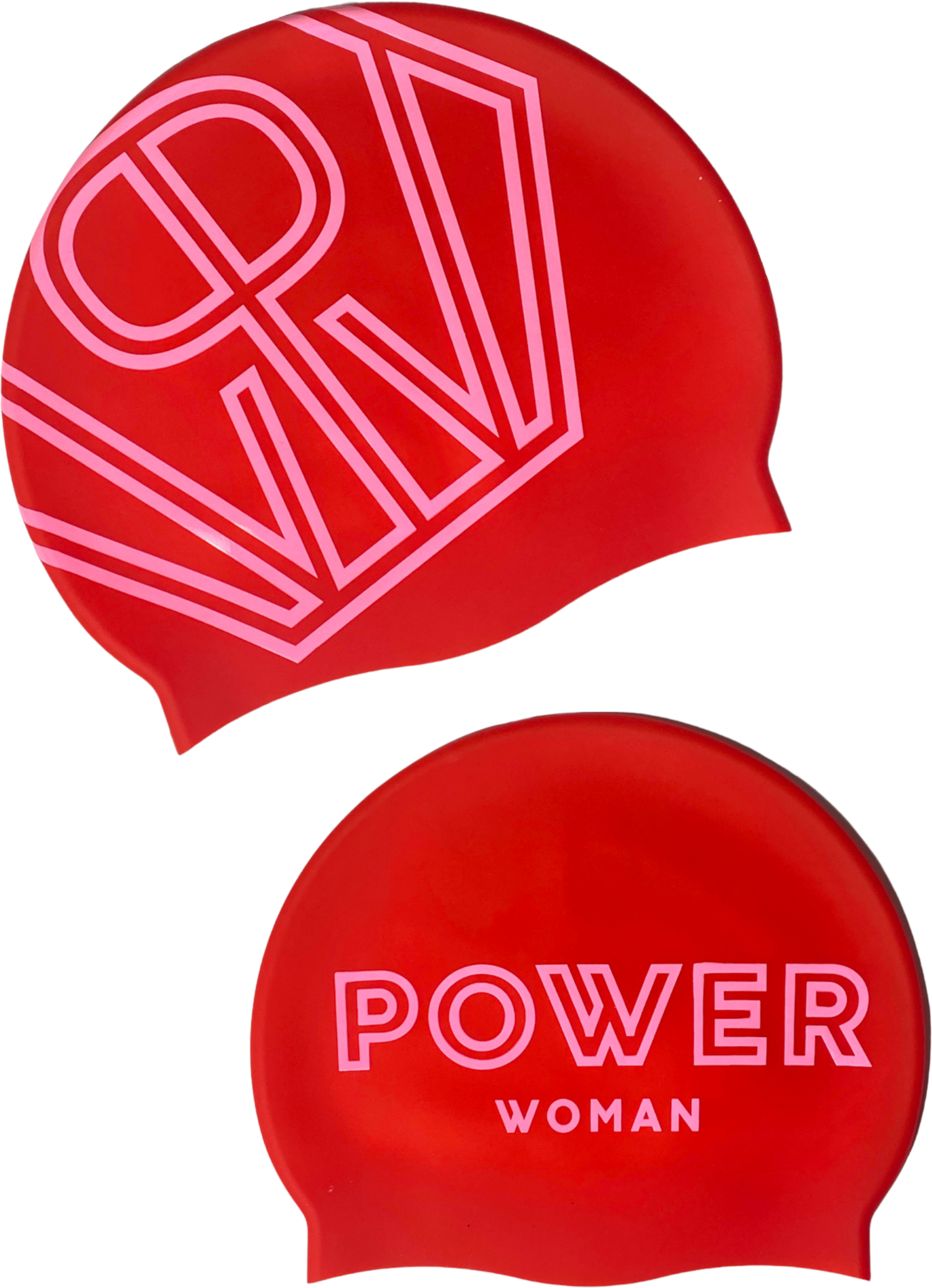 POWER WOMAN, Swim Cap