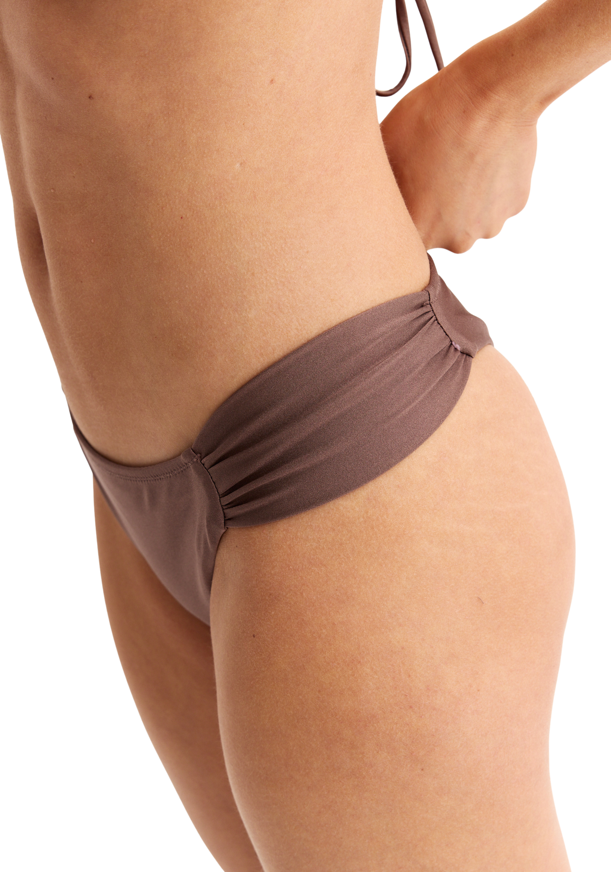 DROP OF MINDFULNESS, Swim Ruched Bikini Bottom
