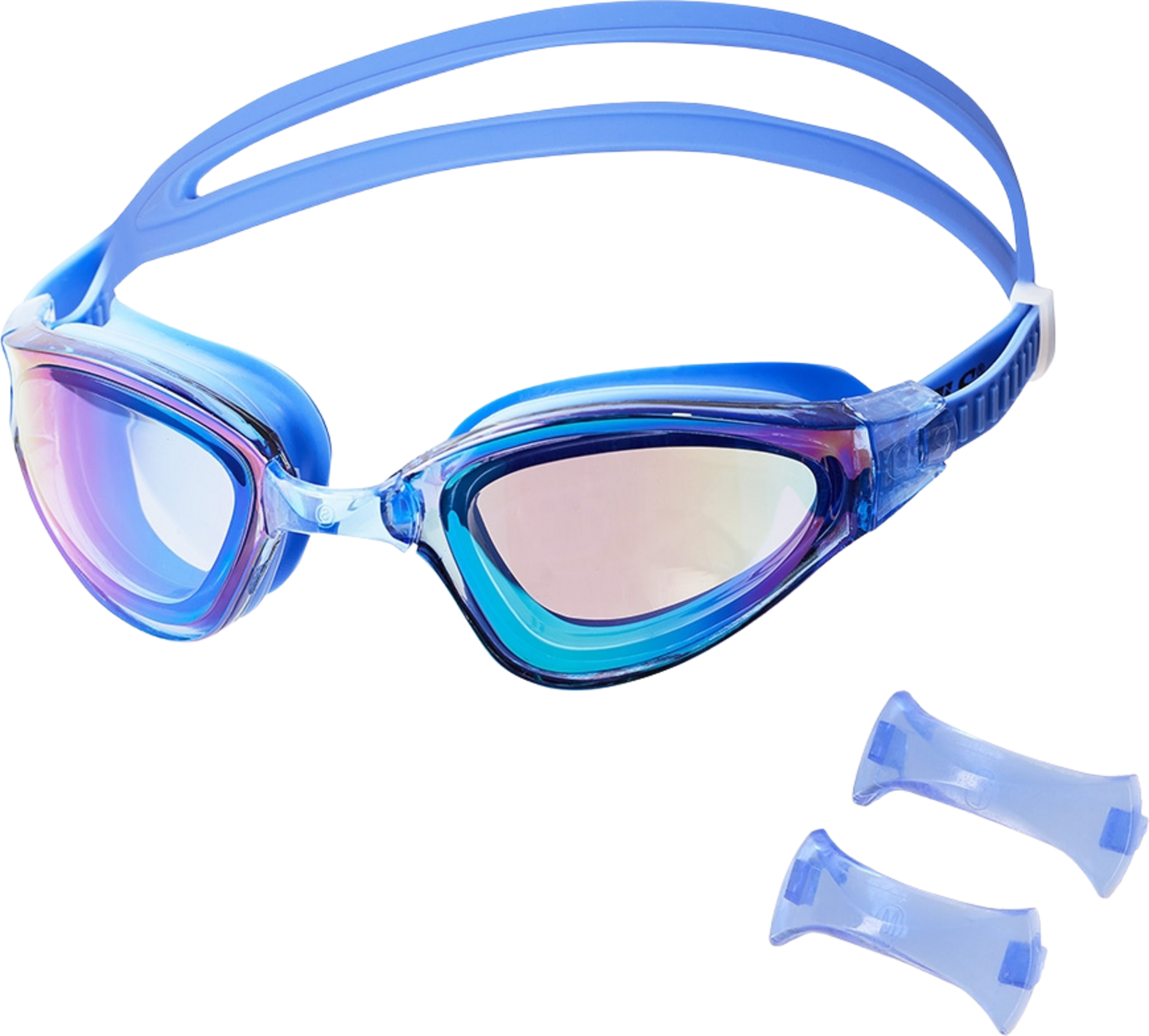 NORTHIX, Swimming Goggles, Anti-fog, Uv Protection, Blue/rainbow