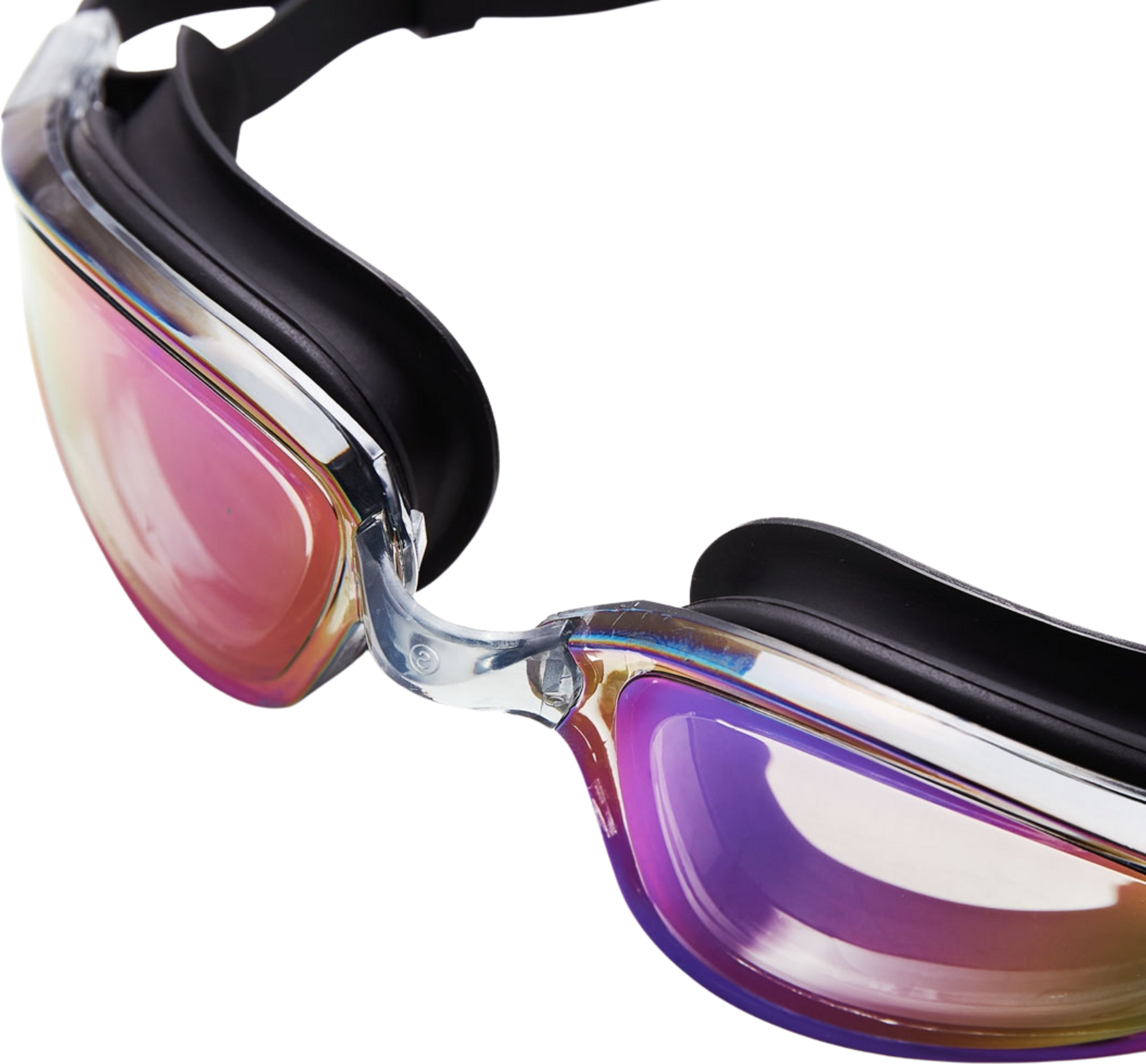 NORTHIX, Swimming Goggles, Black/rainbow, Anti-fog, Uv Protection