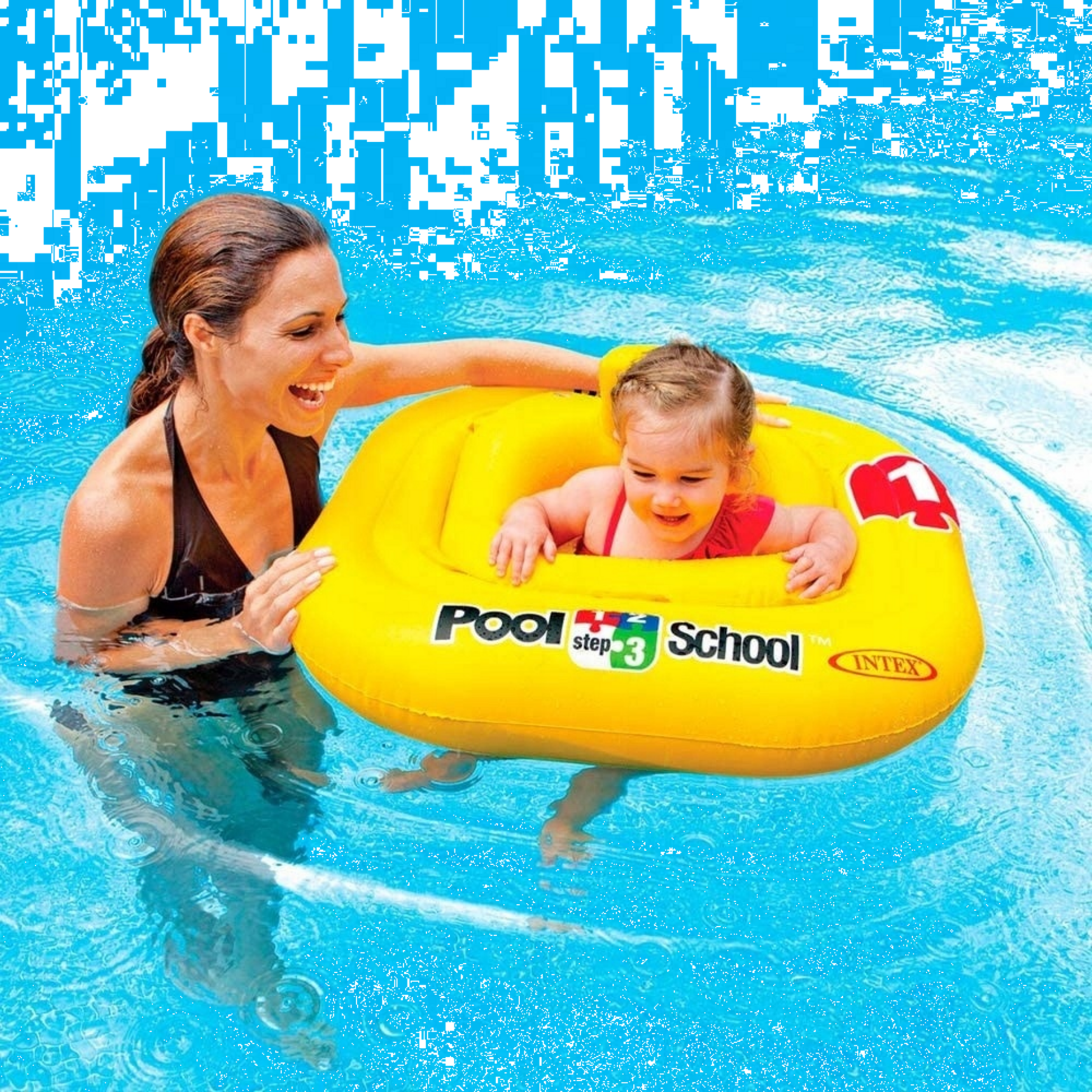 INTEX, Swimming Learning Wheel Seat Backrest Intex 56587