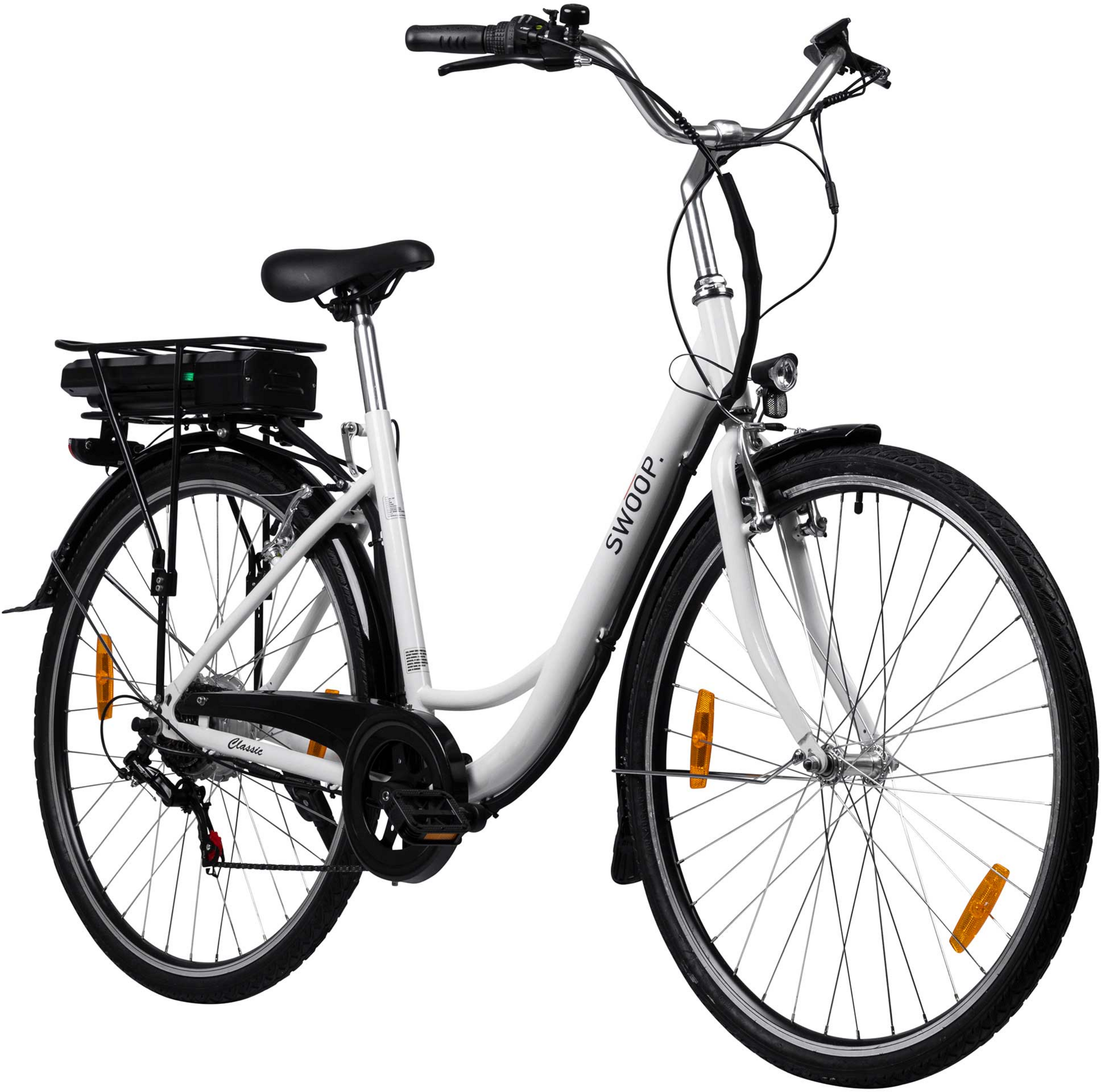 SWOOP, Swoop Electric Bike Classic, Women 28" White