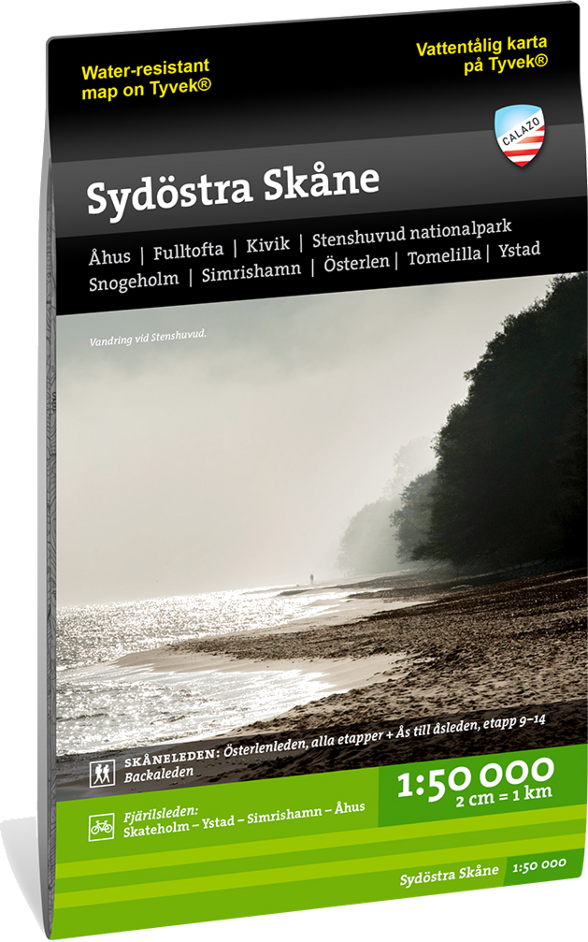 CALAZO, Syd&ouml;stra Sk&aring;ne 1:50.000