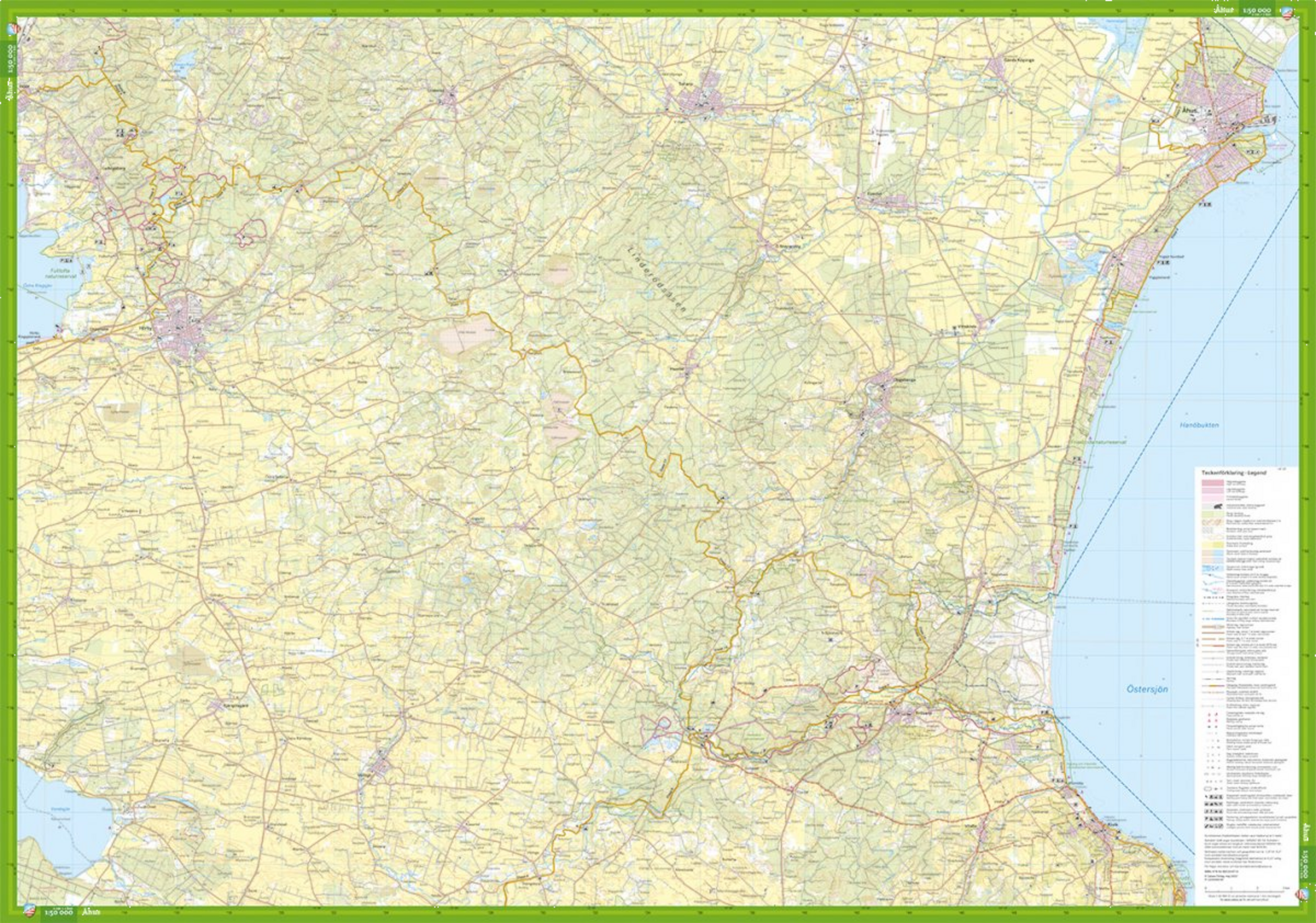 CALAZO, Syd&ouml;stra Sk&aring;ne 1:50.000