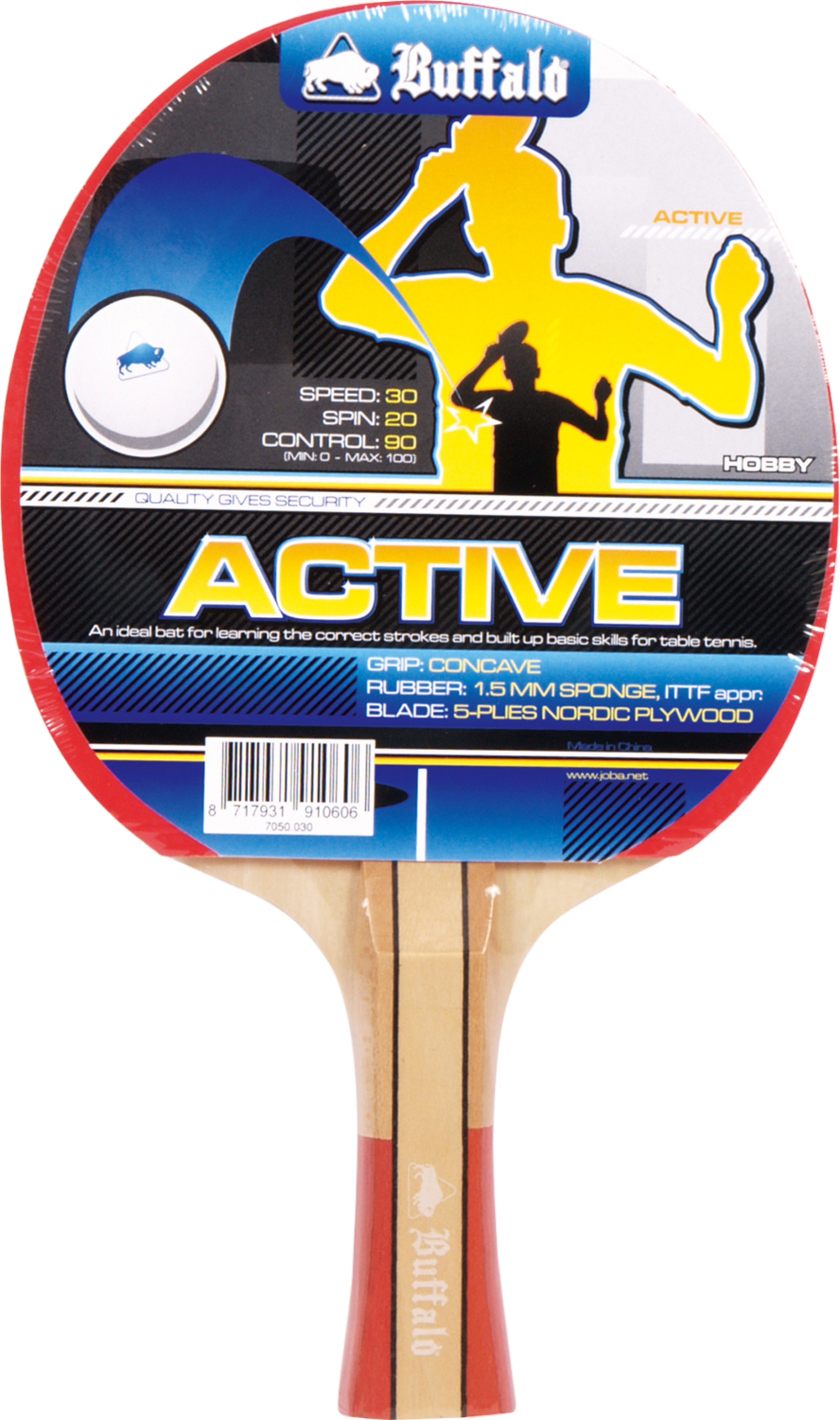 BUFFALO, Table Tennis Bat Buffalo Active
