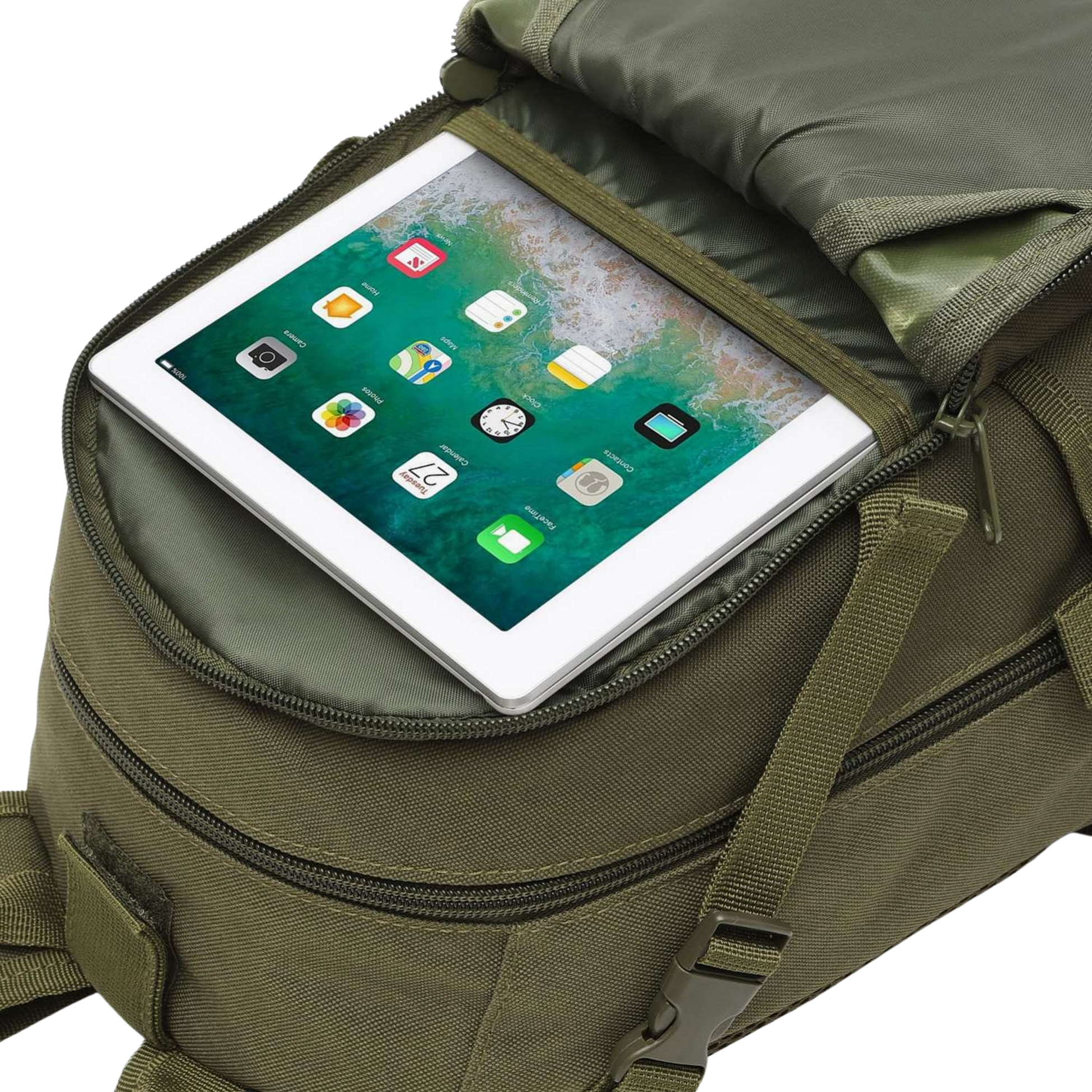 NORTHIX, Tactical Backpack, 25l, Green, Durable Design