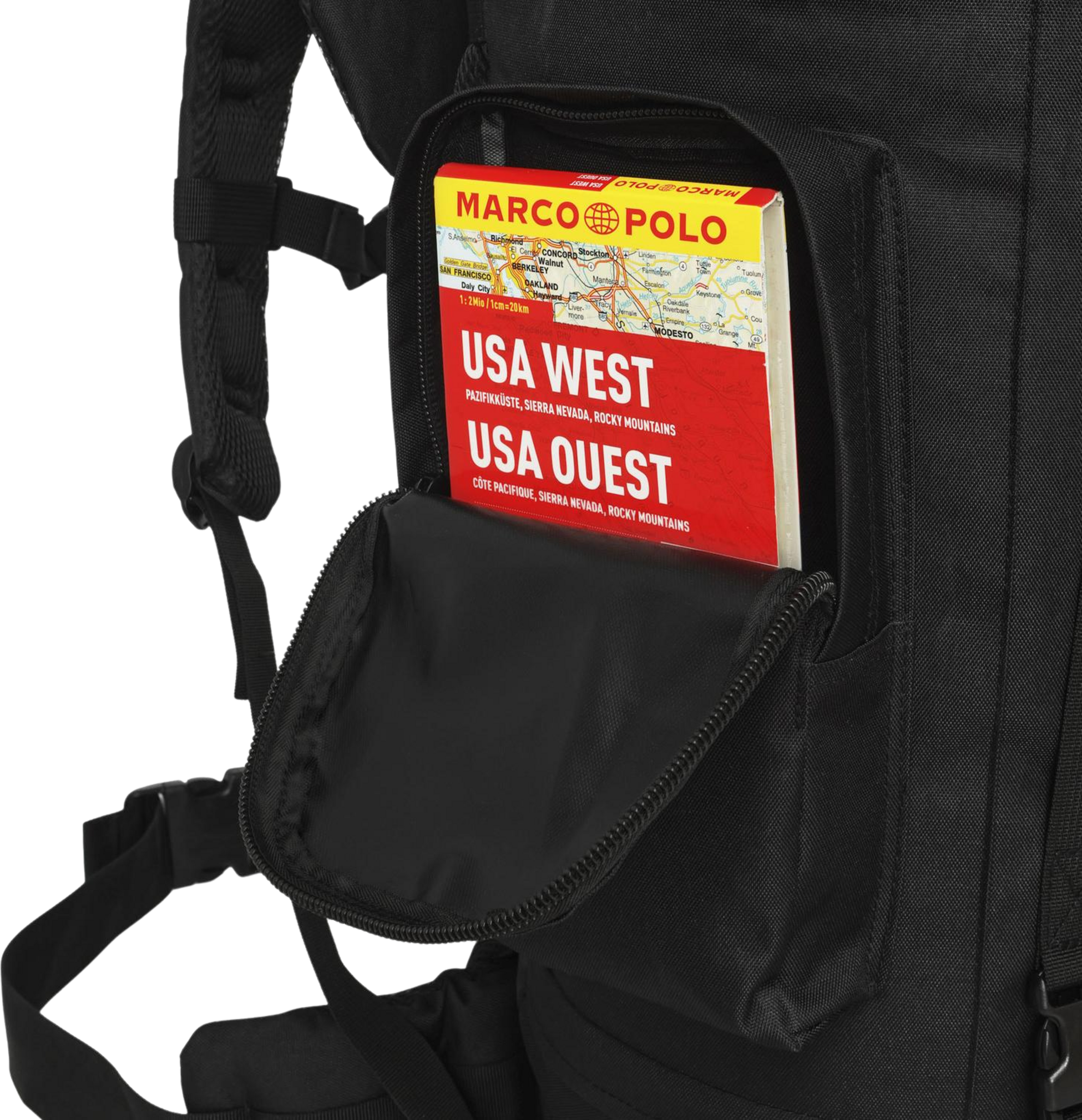 NORTHIX, Tactical Backpack, 70l, Black, Heavy-duty