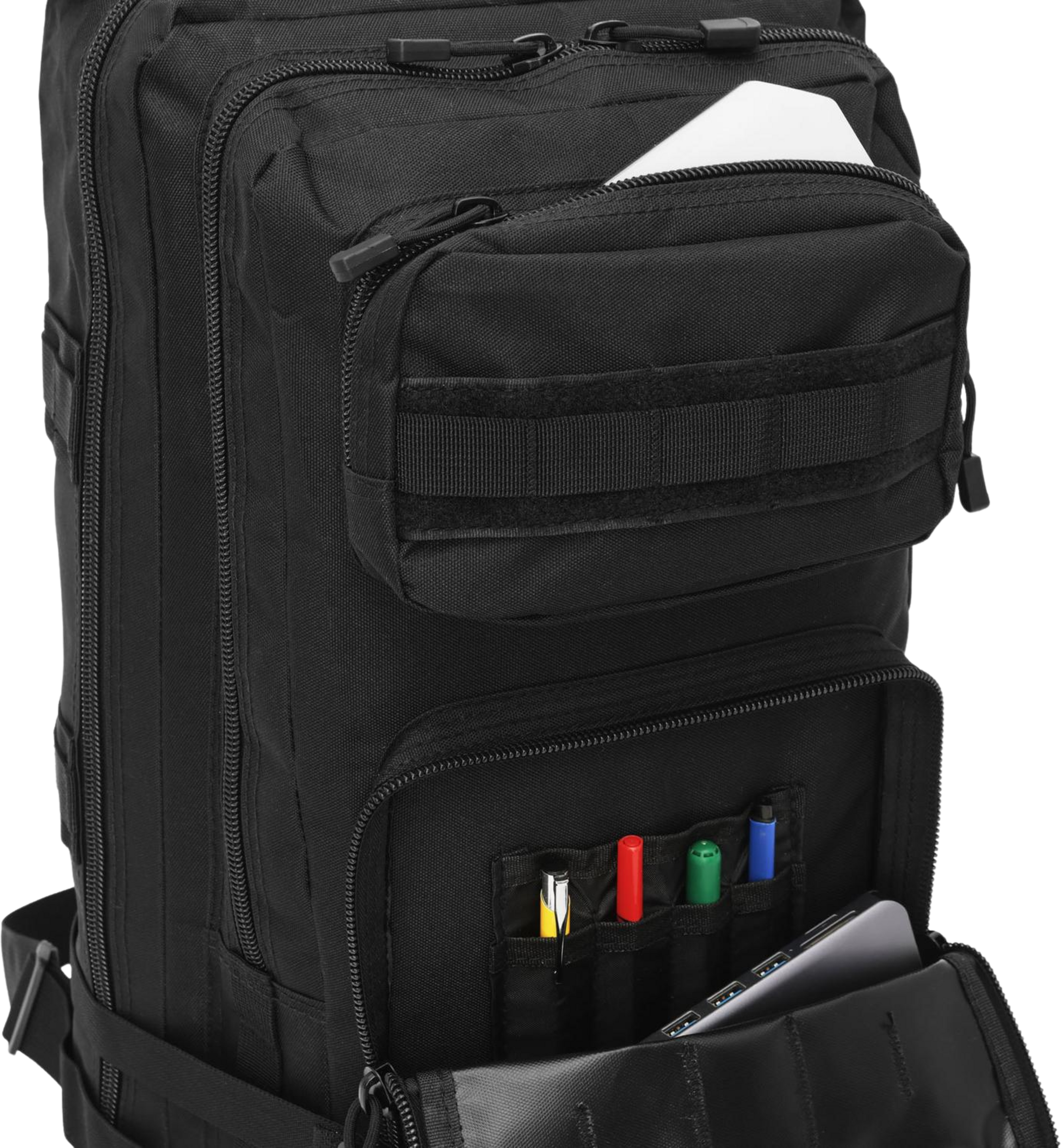 NORTHIX, Tactical Backpack, Black, 45l Capacity