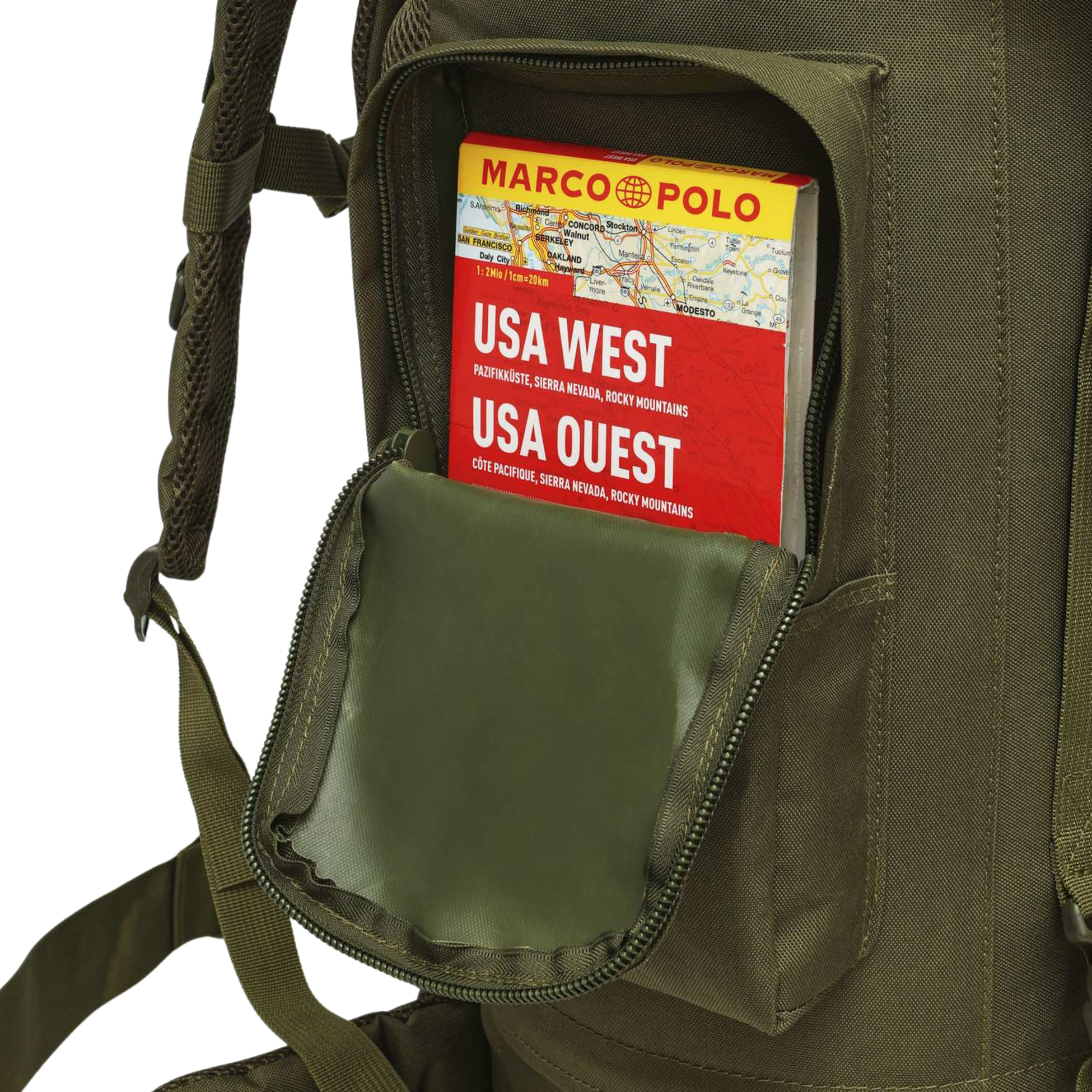 NORTHIX, Tactical Backpack, Eagle Green, 70l Capacity