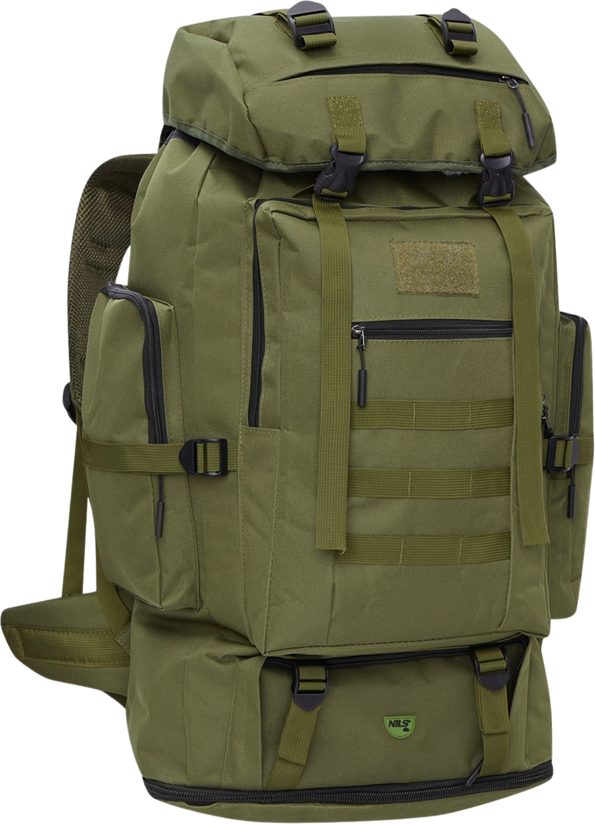 NORTHIX, Tactical Green Backpack, 100l Capacity