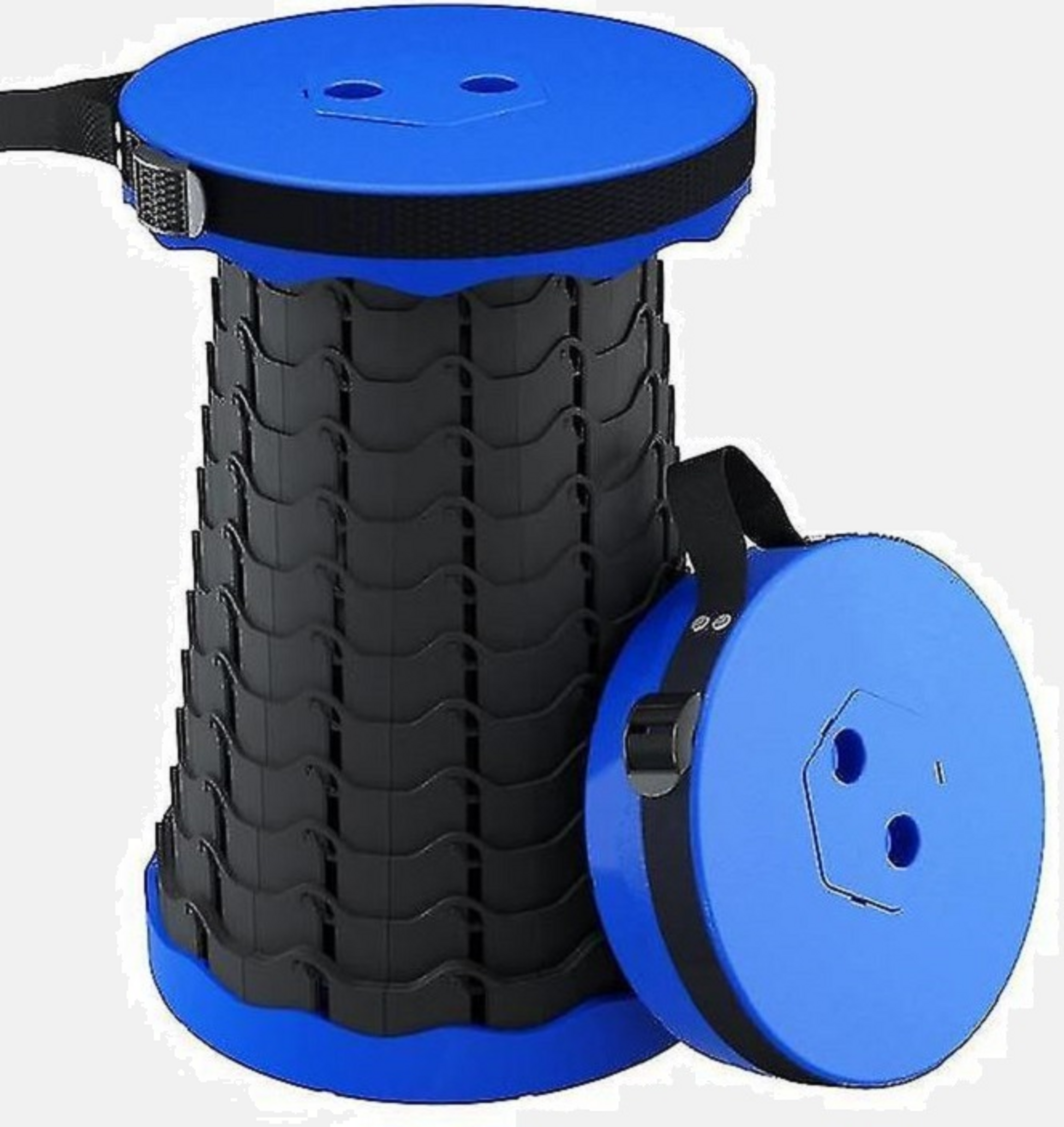 SAFE'N'SOUND, Teleskopisk Campingpall Bl&aring;