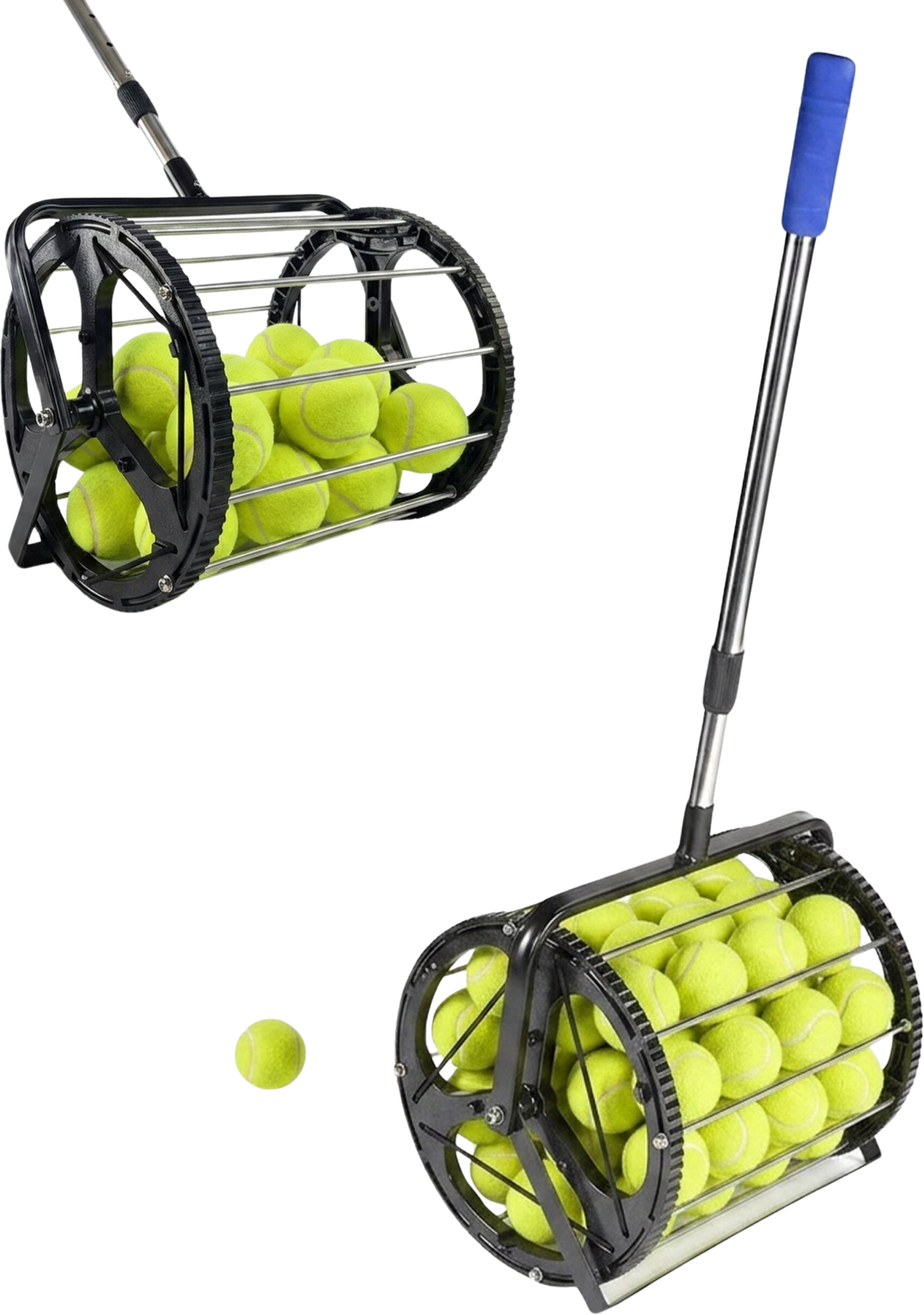 NORTHIX, Tennis Ball Retriever Roller, Metal Telescopic Handle
