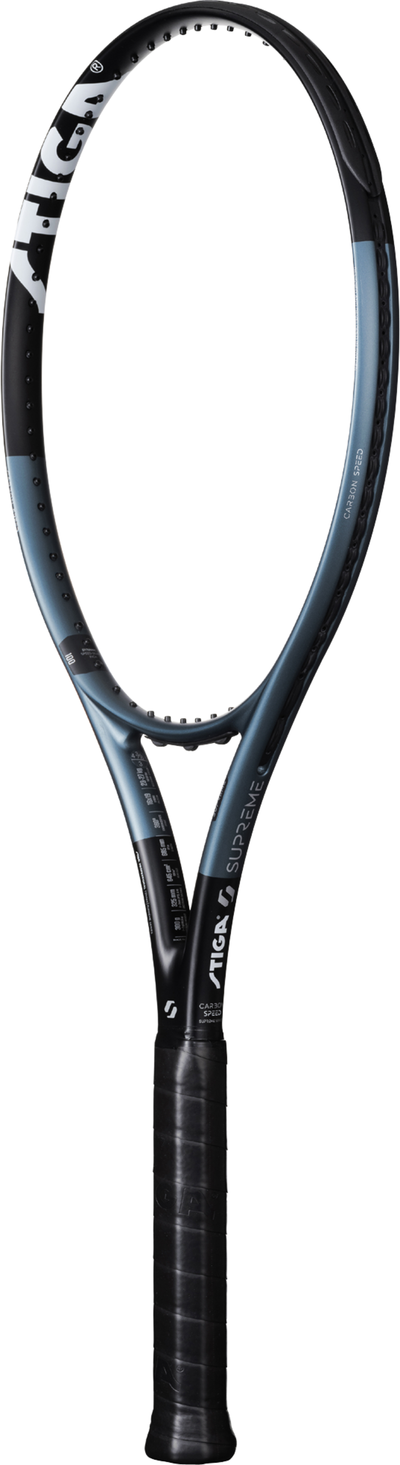 STIGA, Tennis Racket Supreme Black/blue Unstrung