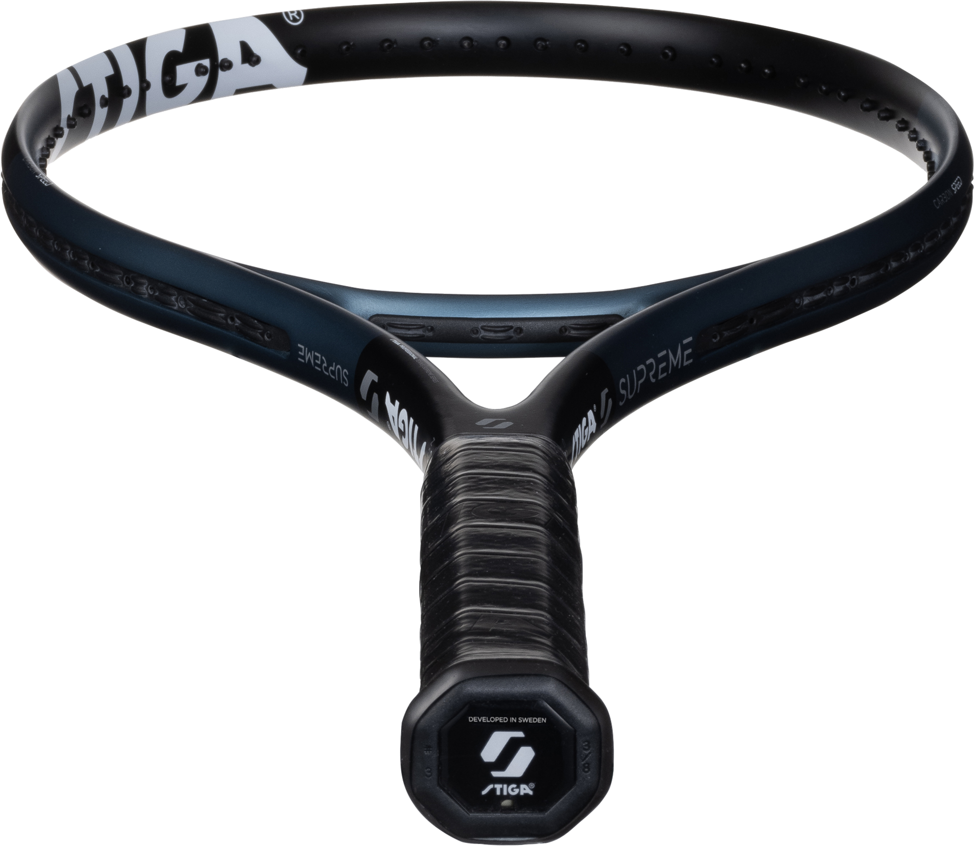 STIGA, Tennis Racket Supreme Black/blue Unstrung
