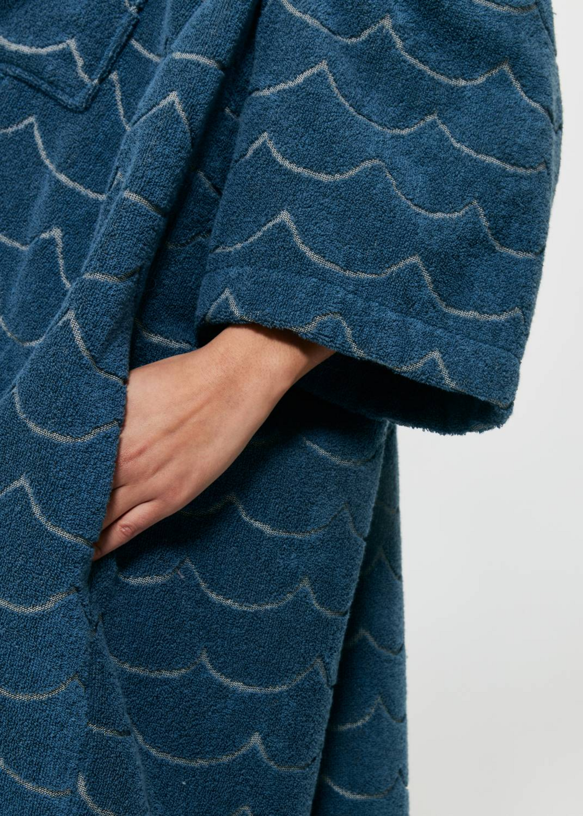 EMMAMALENA, Terry Poncho Wave Petrol Ls