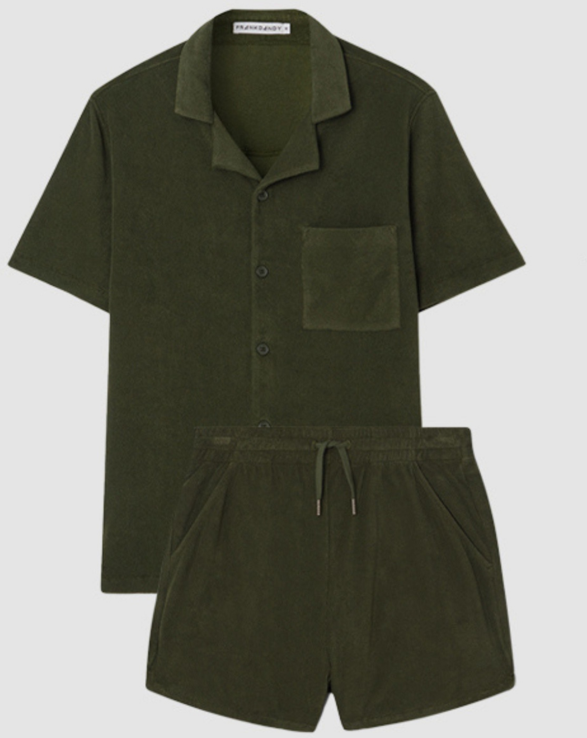 FRANK DANDY, Terry Set Olive Mpo