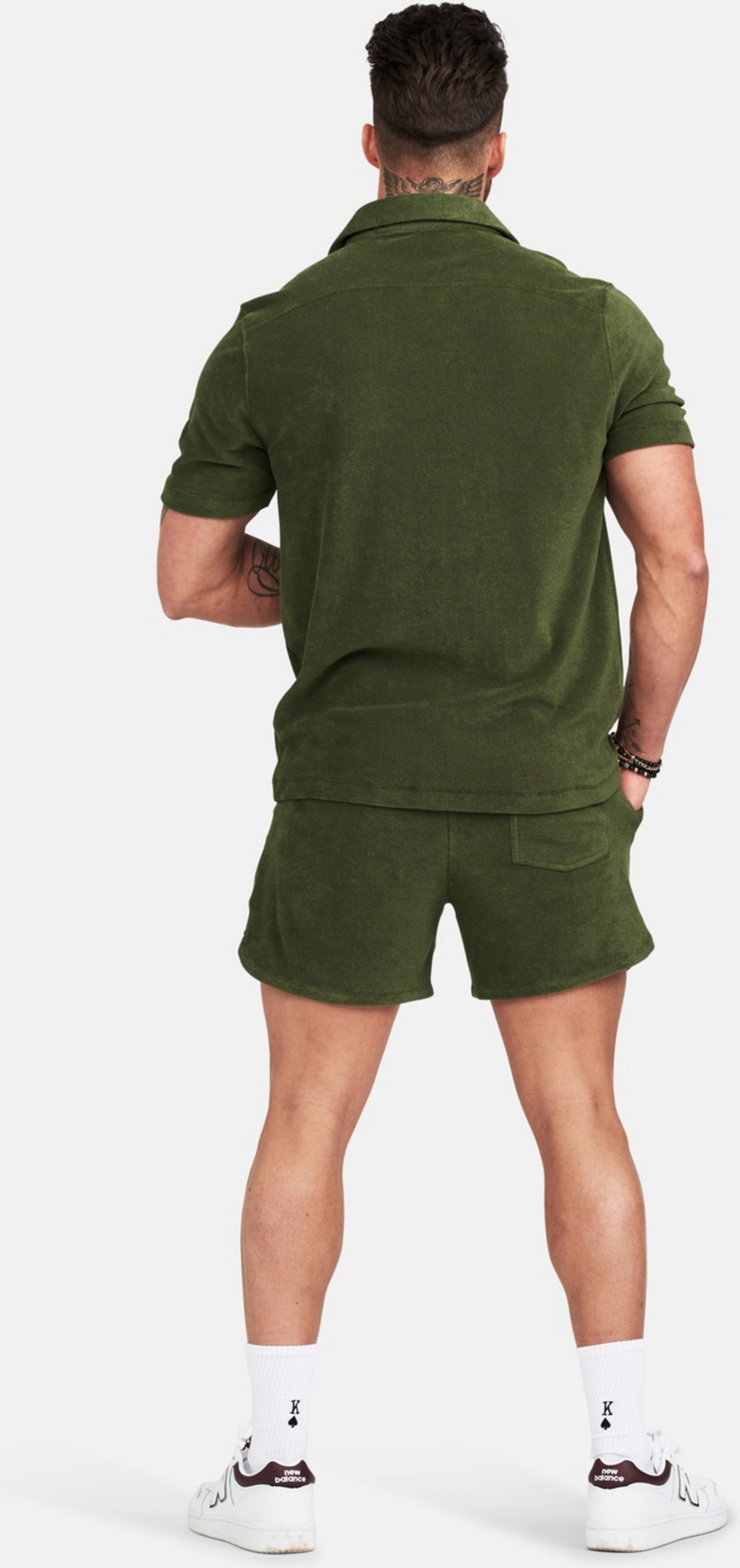 FRANK DANDY, Terry Set Olive Mpo