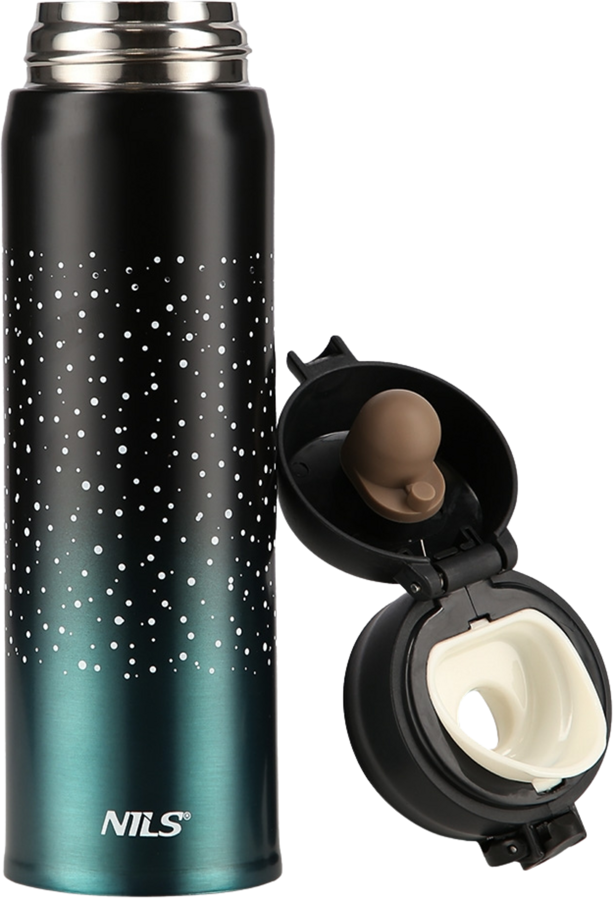 NORTHIX, Thermal Cup, Stainless Steel, 11 Oz, Sea Blue