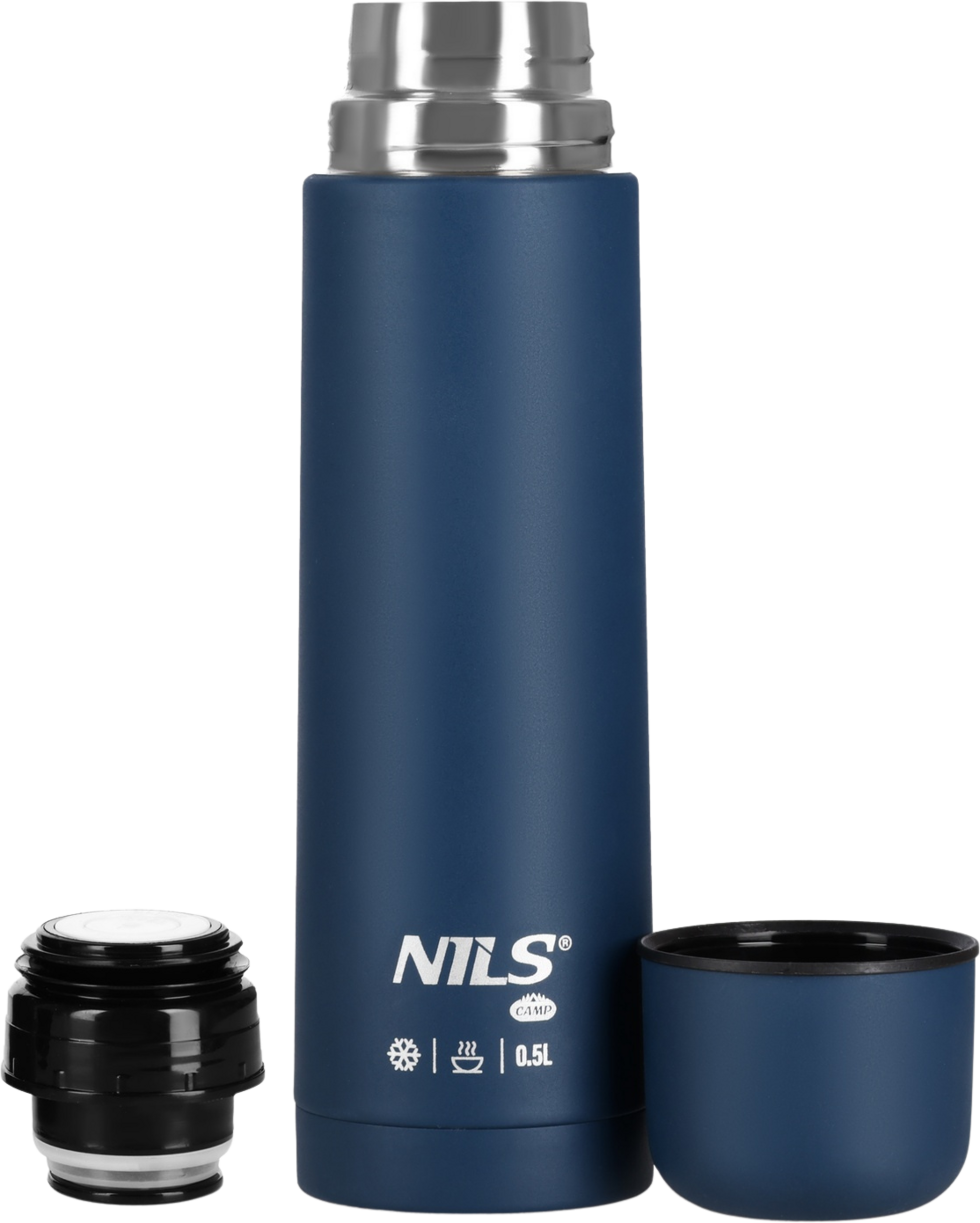 NORTHIX, Thermos 500ml, Blue, Ideal For Travel